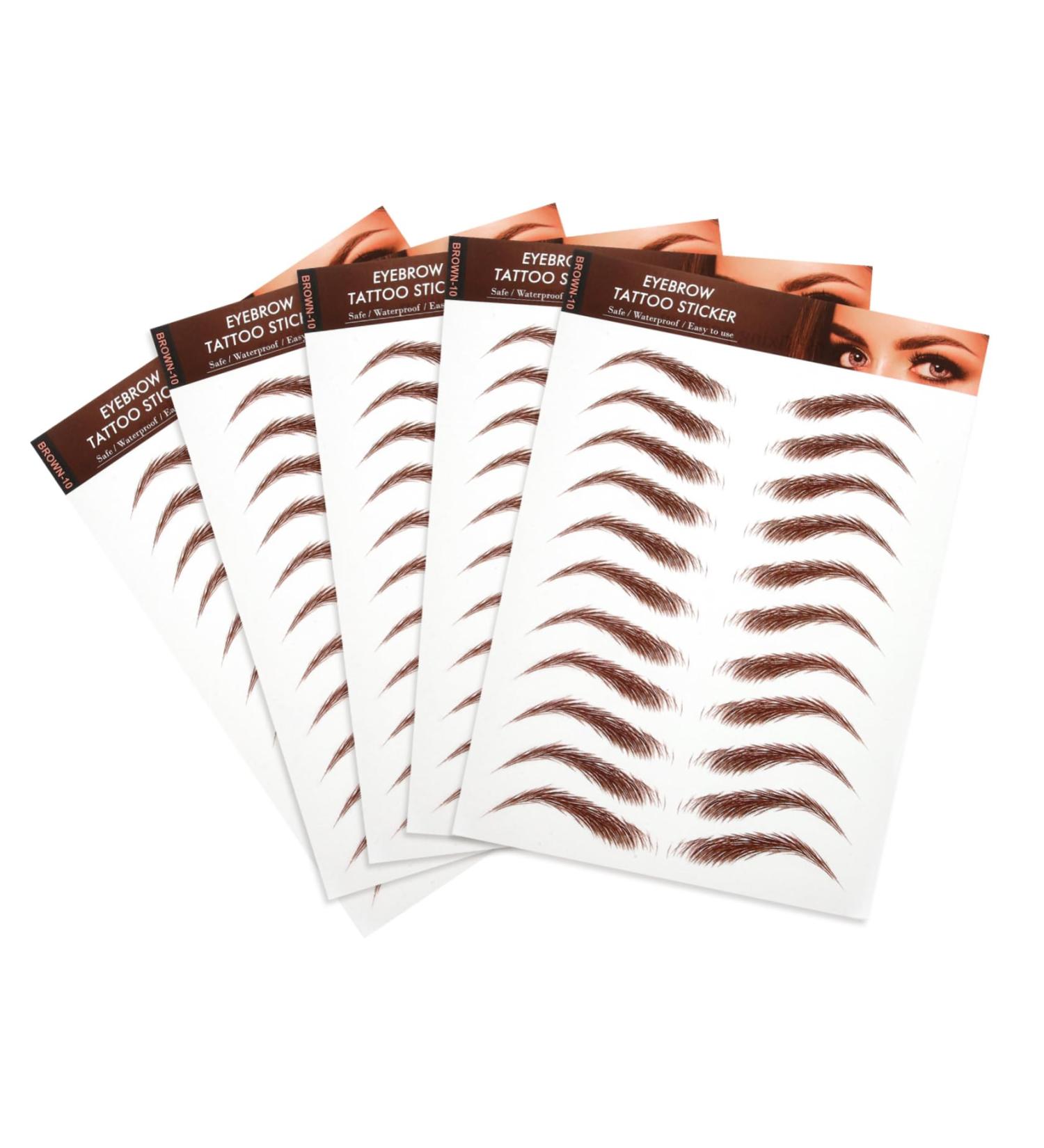 FOYTOKI 5 Sheets sticker makeup stickers grooming shaping eyebrow eye makeup supplies - Buy Online on GoSupps.com