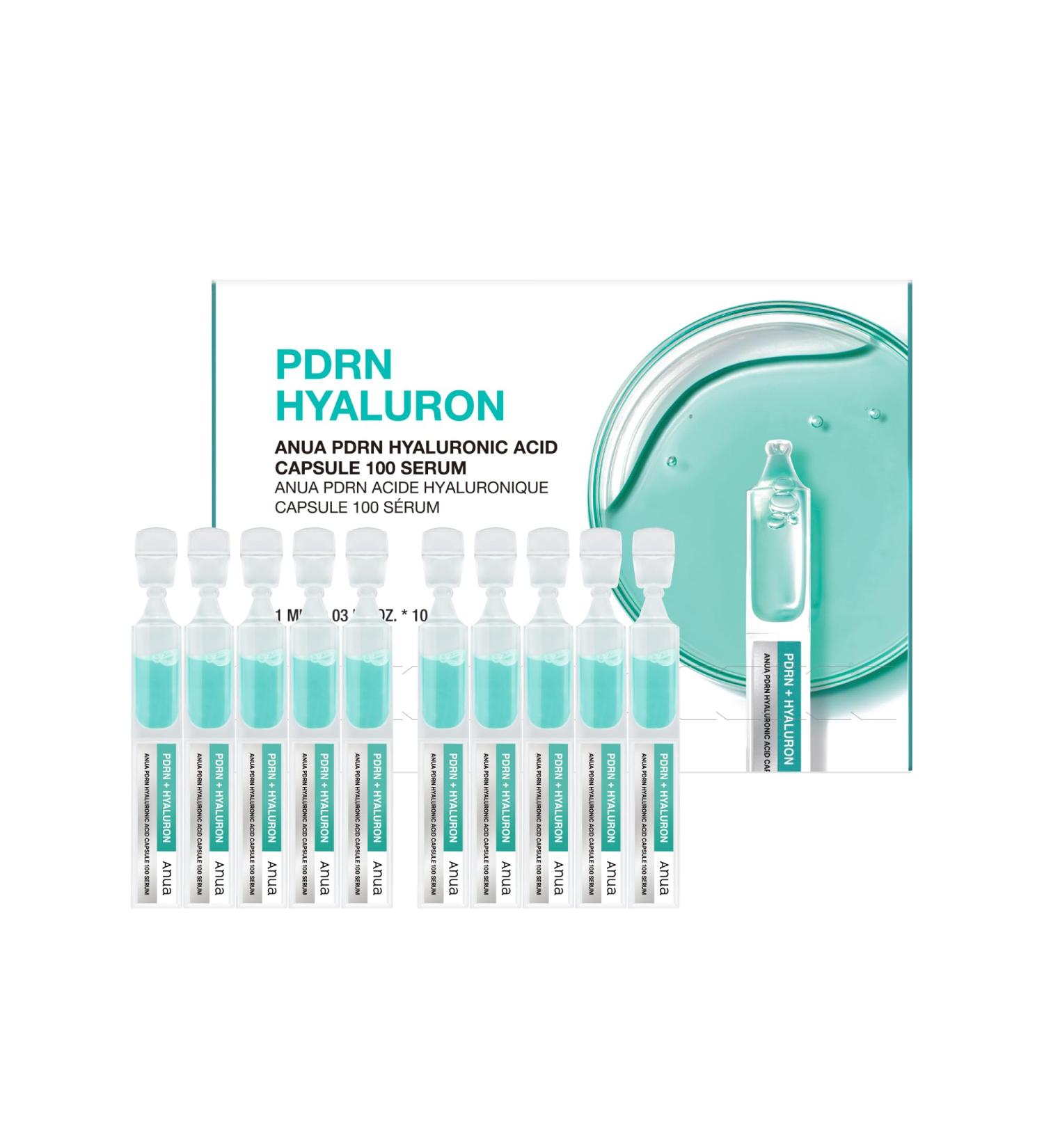 Anua PDRN Hyaluronic Acid Capsule 100 One-Day Serum (0.33fl.oz) 0.33 fl.oz - Buy Online on GoSupps.com