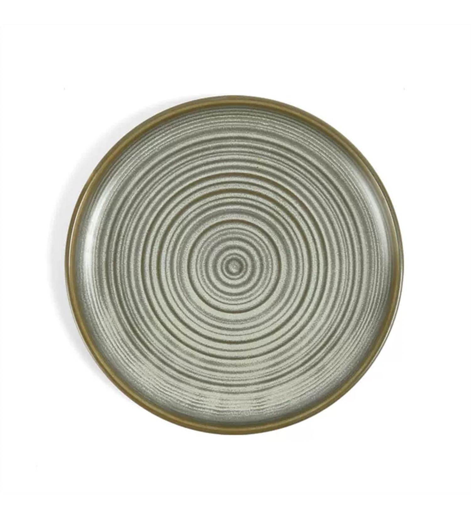 Serving Plates Steak Plate Ceramic Dinner Plate Circular Household Flat Plate Dinner Dessert Plate Kitchen Restaurant Ceramic Flat Plate for Appetizer Dinner and Desserts (Color : B) - Buy Online on GoSupps.com