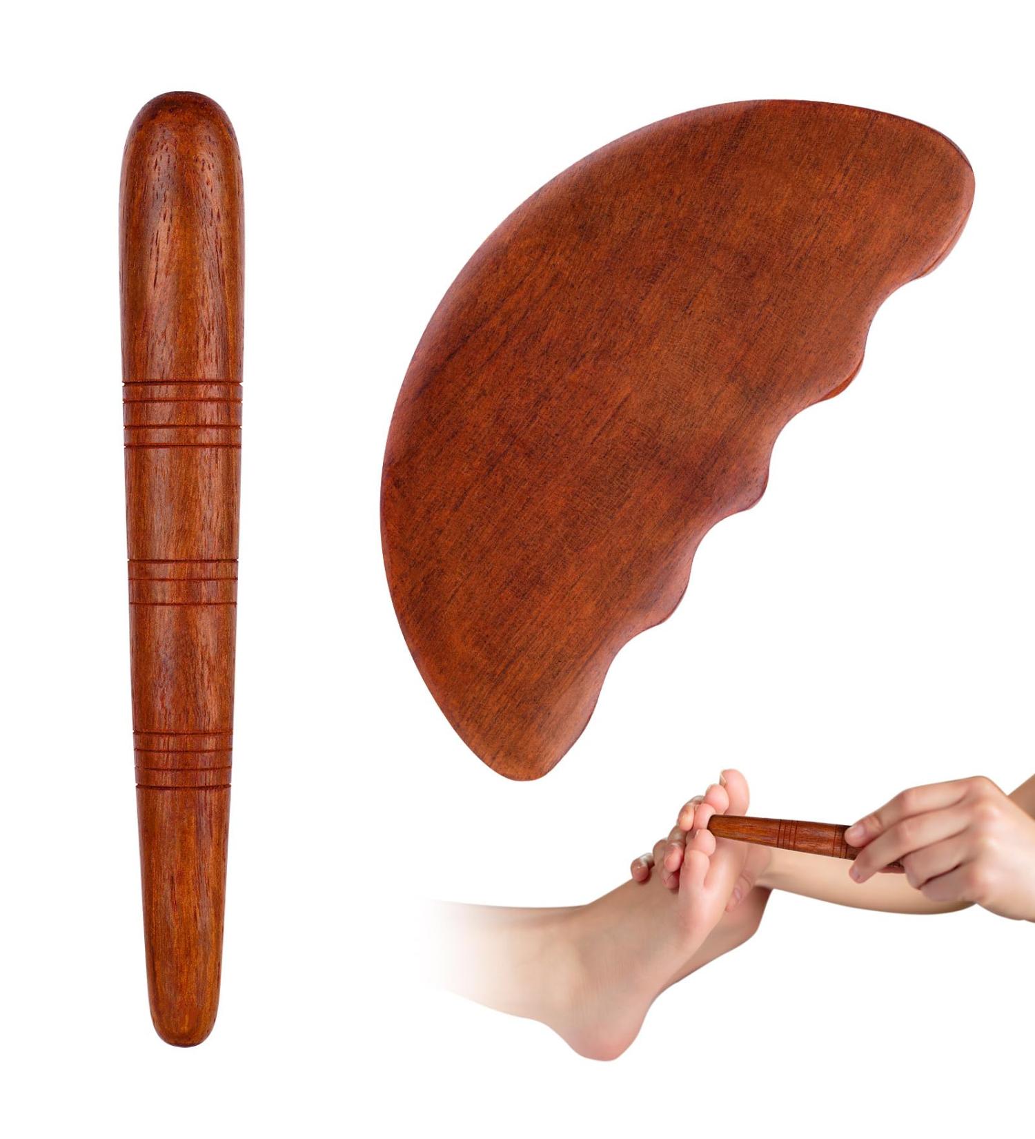 ACWOO Trigger Point Massager Set - Foot & Hand Massage Tools for Pain Relief | Scratching Board & Massage Stick for Shoulder Back & Leg Relaxation - Buy Online on GoSupps.com