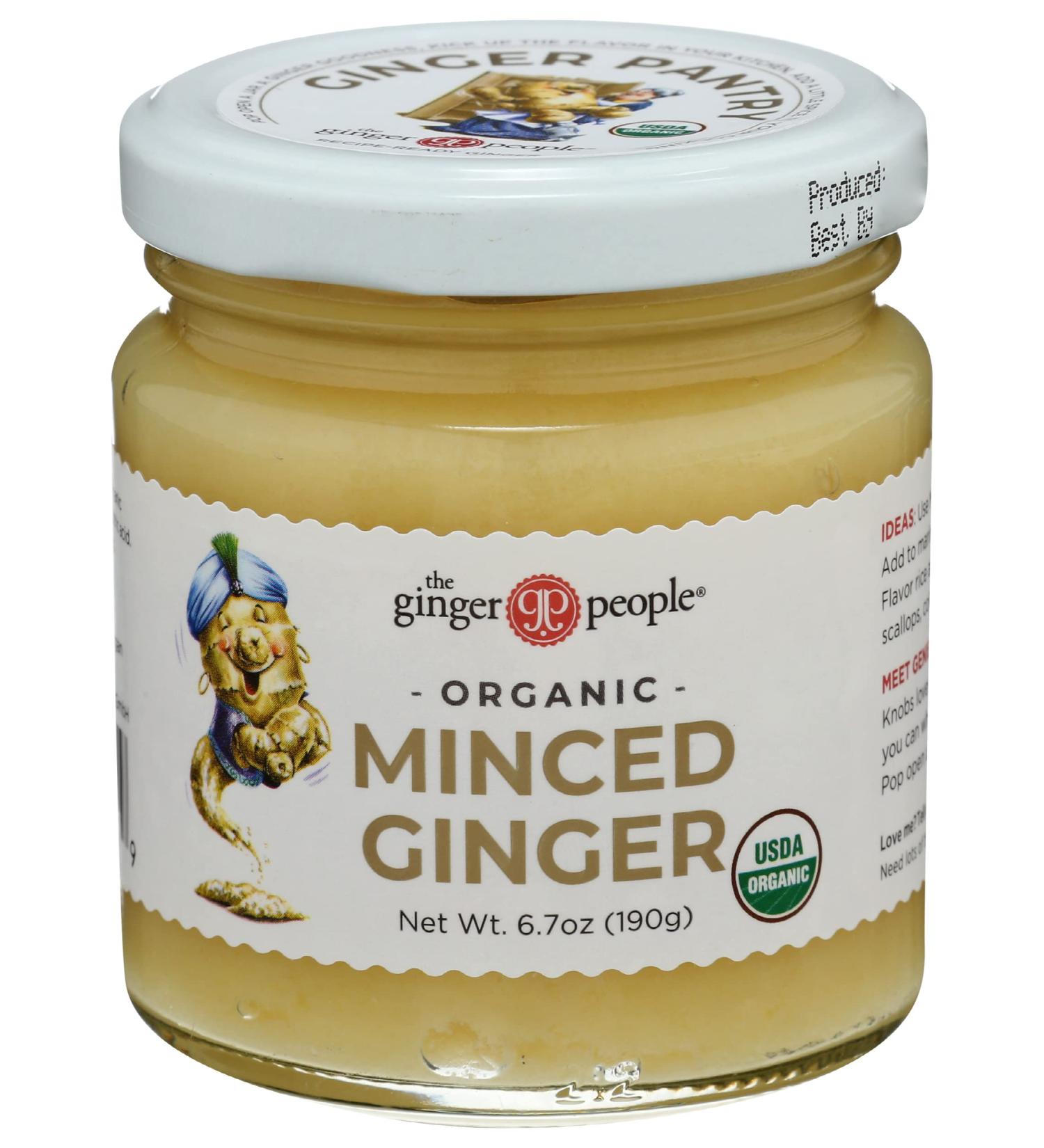 Organic Minced Ginger - 6.7 oz by Ginger People - Buy Online on GoSupps.com