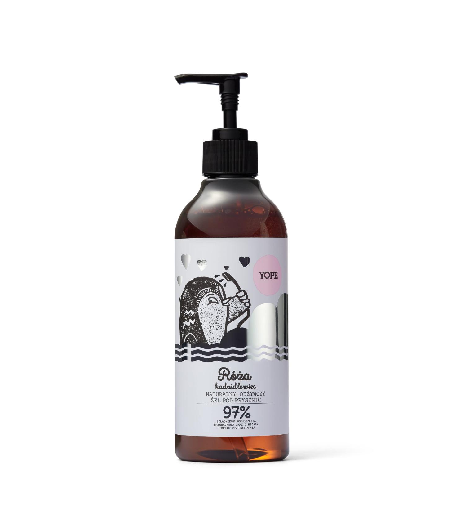 Natural shower gel Rose and Kadzid owiec YOPE 400ml - Buy Online on GoSupps.com