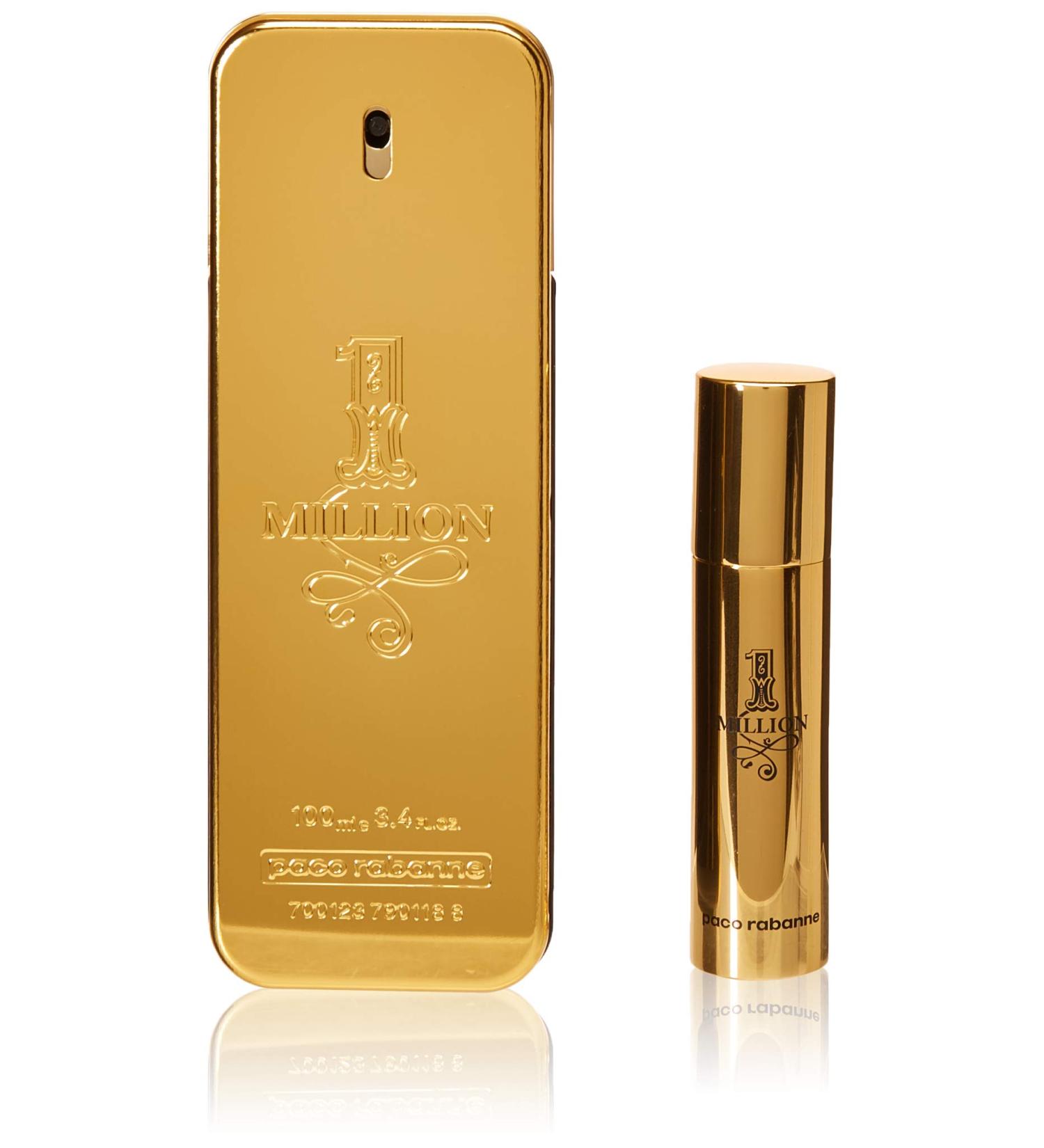 Paco Rabanne One Million For Men 2 Piece Set | Eau De Toilette & Travel Spray | International Shipping - Buy Online on GoSupps.com