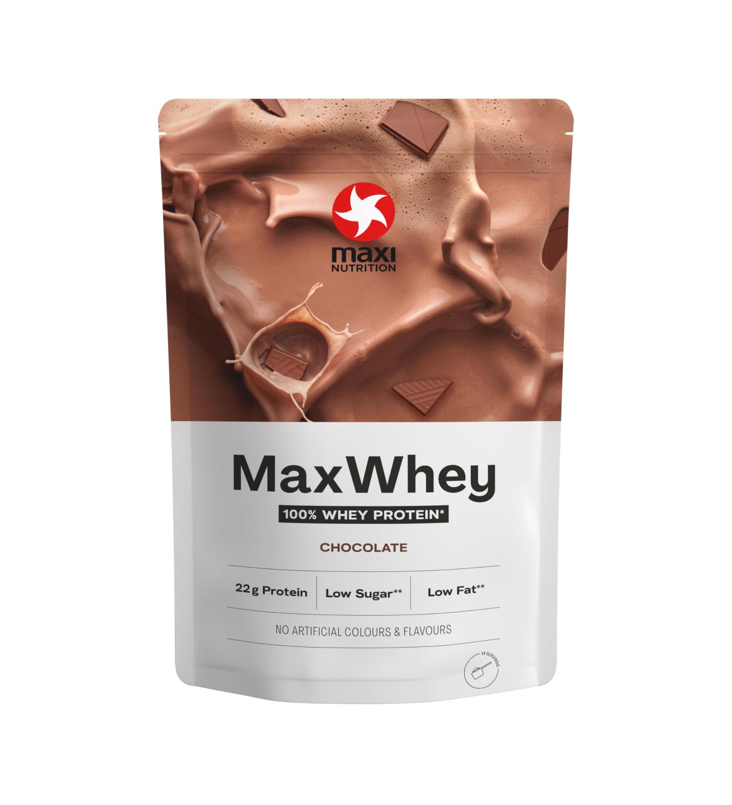 Buy Maxinutrition 100% Whey Premium Protein Powder Chocolate 420g - No Artificial Flavors Low Carb 23g Protein per Shake Made in Germany - Buy Online on GoSupps.com
