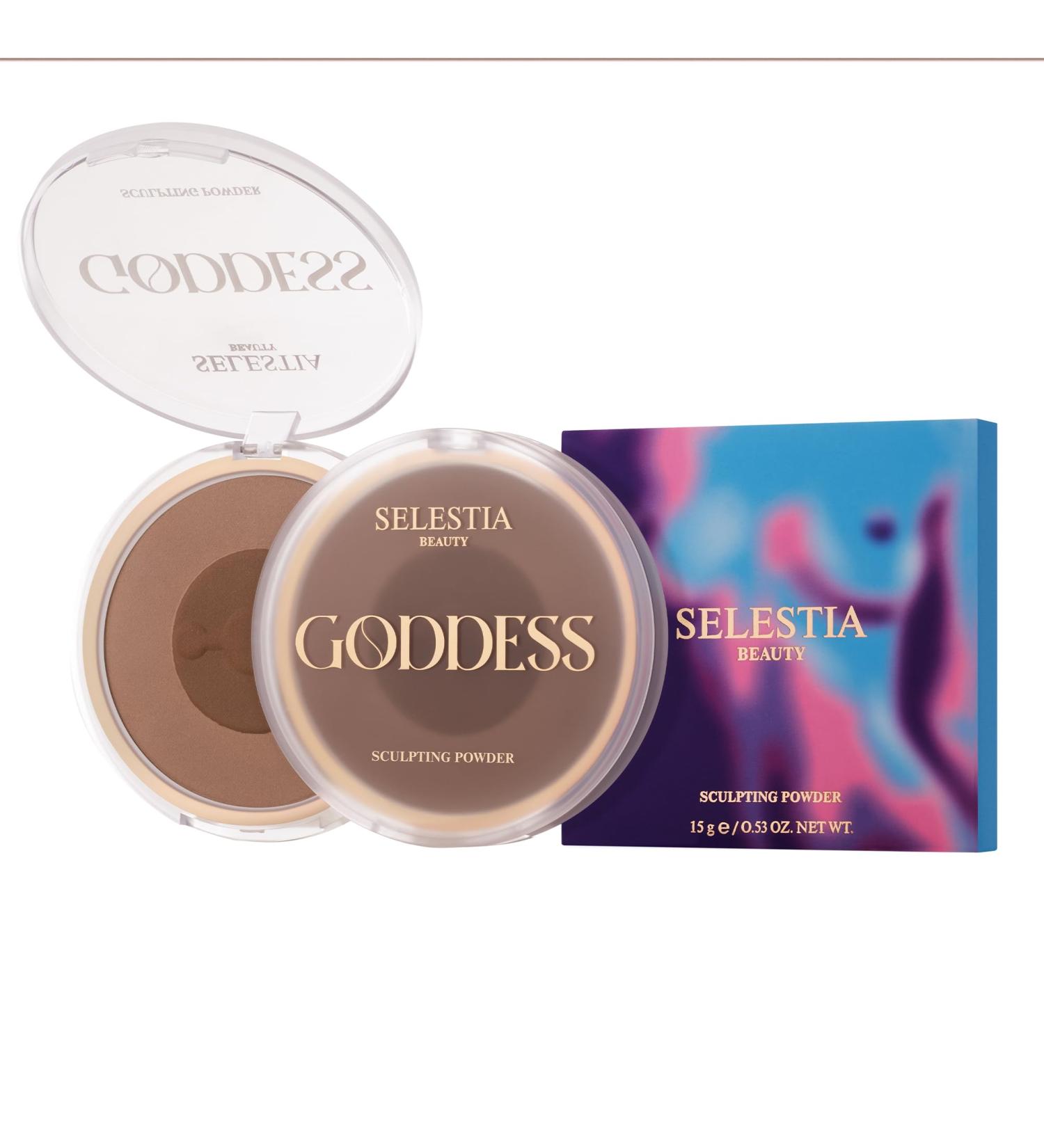 Sculpting Contour Powder Goddess | Matte Easy Blend Contouring Powder for All Skin Tones - 0.53 Oz - Buy Online on GoSupps.com