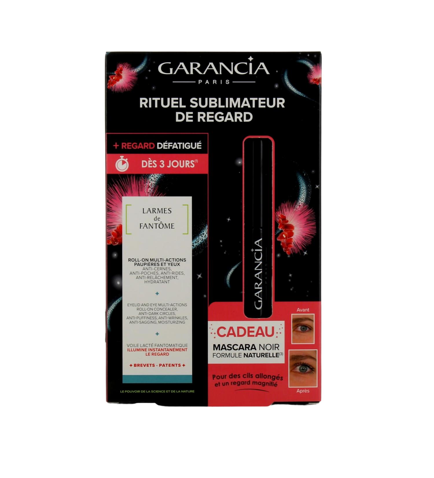 GHOST TEARS | Roll-on eyelid and eye contour treatment 10ML + Free black mascara 4ML | Concealer, bags & wrinkles | Younger and brighter eyes | Lengthened eyelashes & magnified eyes