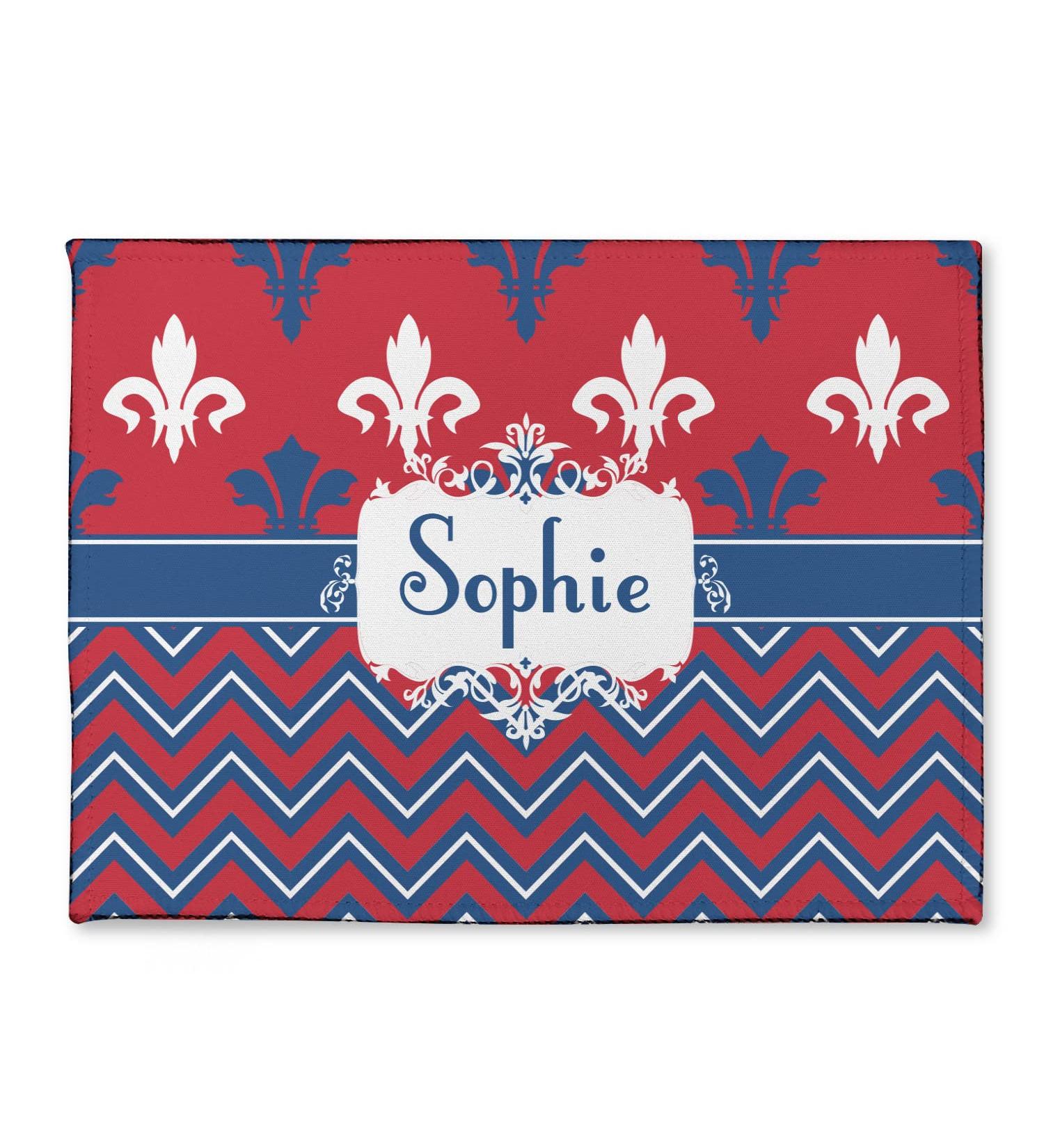Personalized Patriotic Fleur de Lis Microfiber Screen Cleaner | YouCustomizeIt - International Shipping Available - Buy Online on GoSupps.com