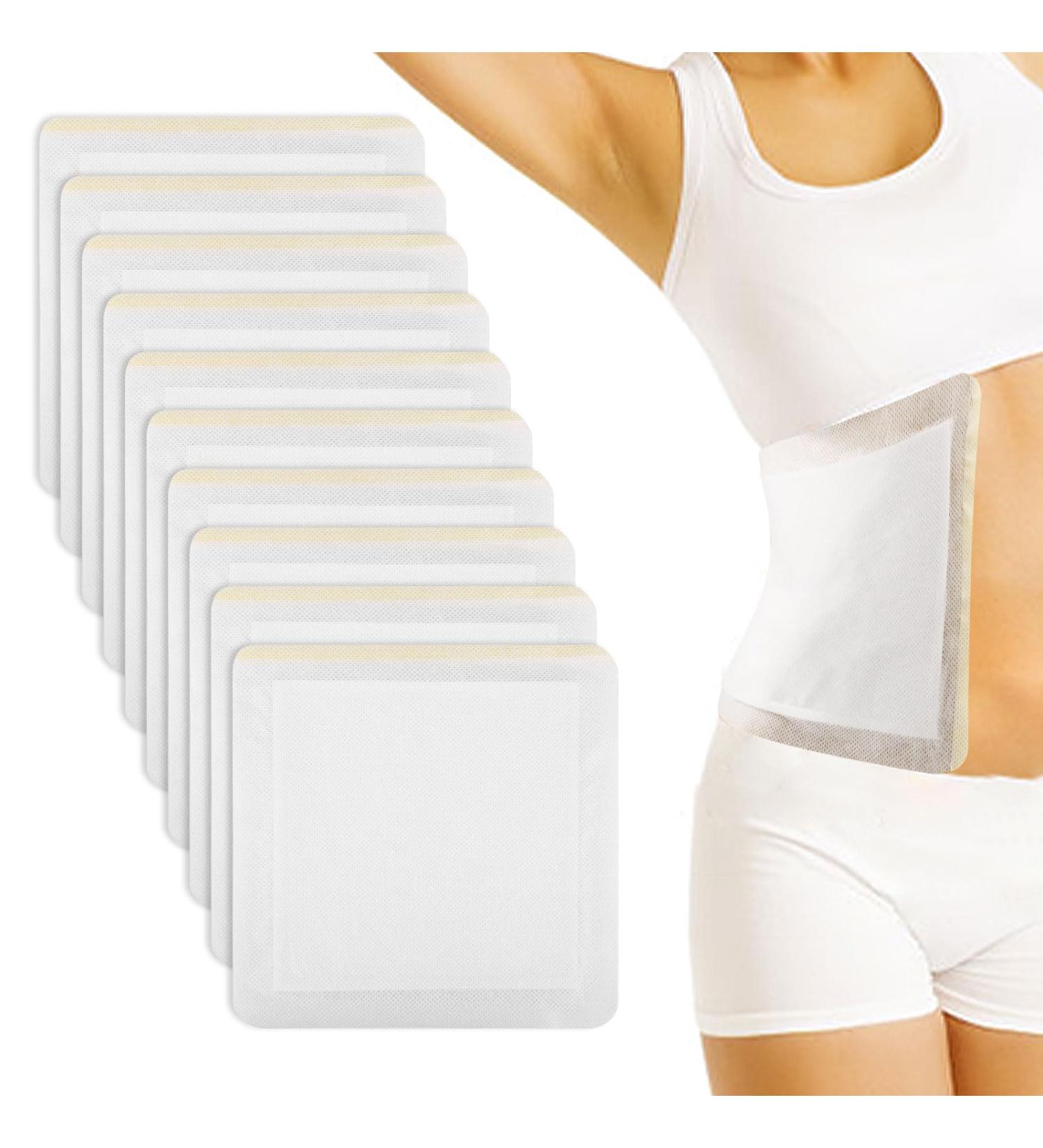 10 Stk Self-Adhesive Castor Oil Packs for Belly Button - Large 20x20cm Single Use Compress Pads | Highly Absorbent - Buy Online on GoSupps.com