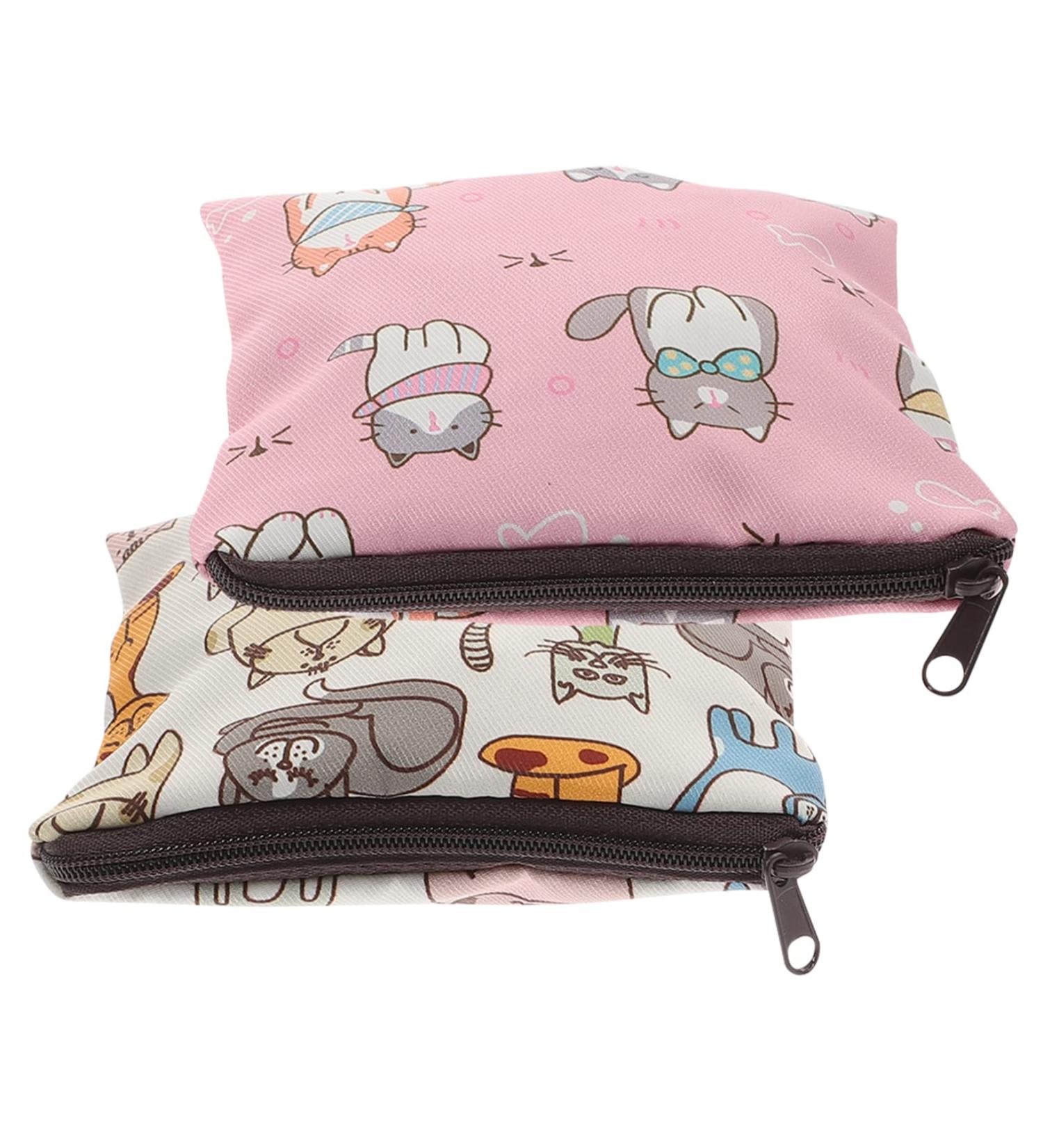 Buy Cabilock Storage Bag for Women's Bandages - Stylish Outdoor Hygiene Pocket Wallet 13x13cm Korean Design - Buy Online on GoSupps.com