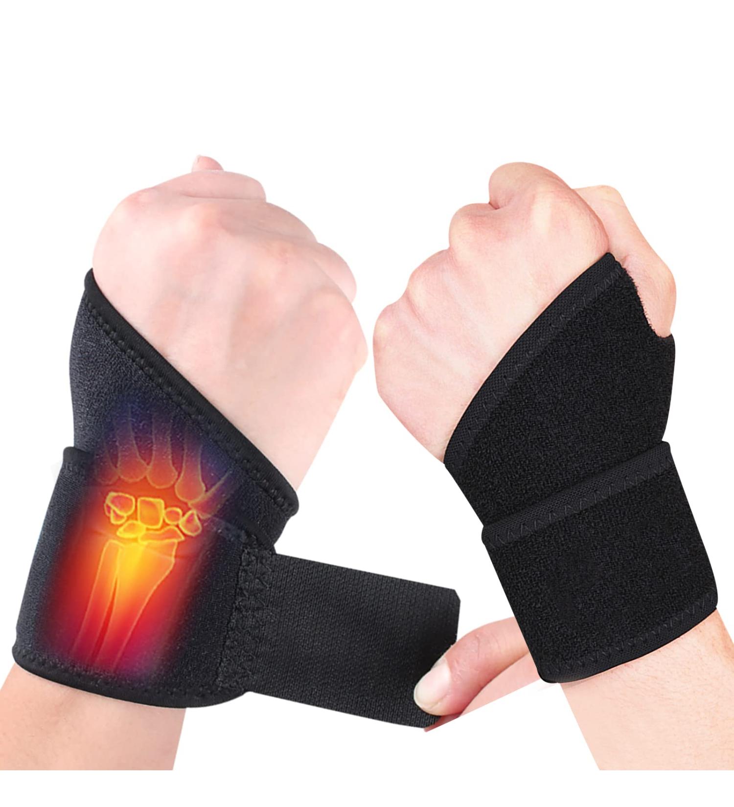 Wrist Brace 1 Pair Wrist Strap Right Hand and Left Hand Wrist Band Strength Training Suitable for protecting and relieving wr - Buy Online on GoSupps.com