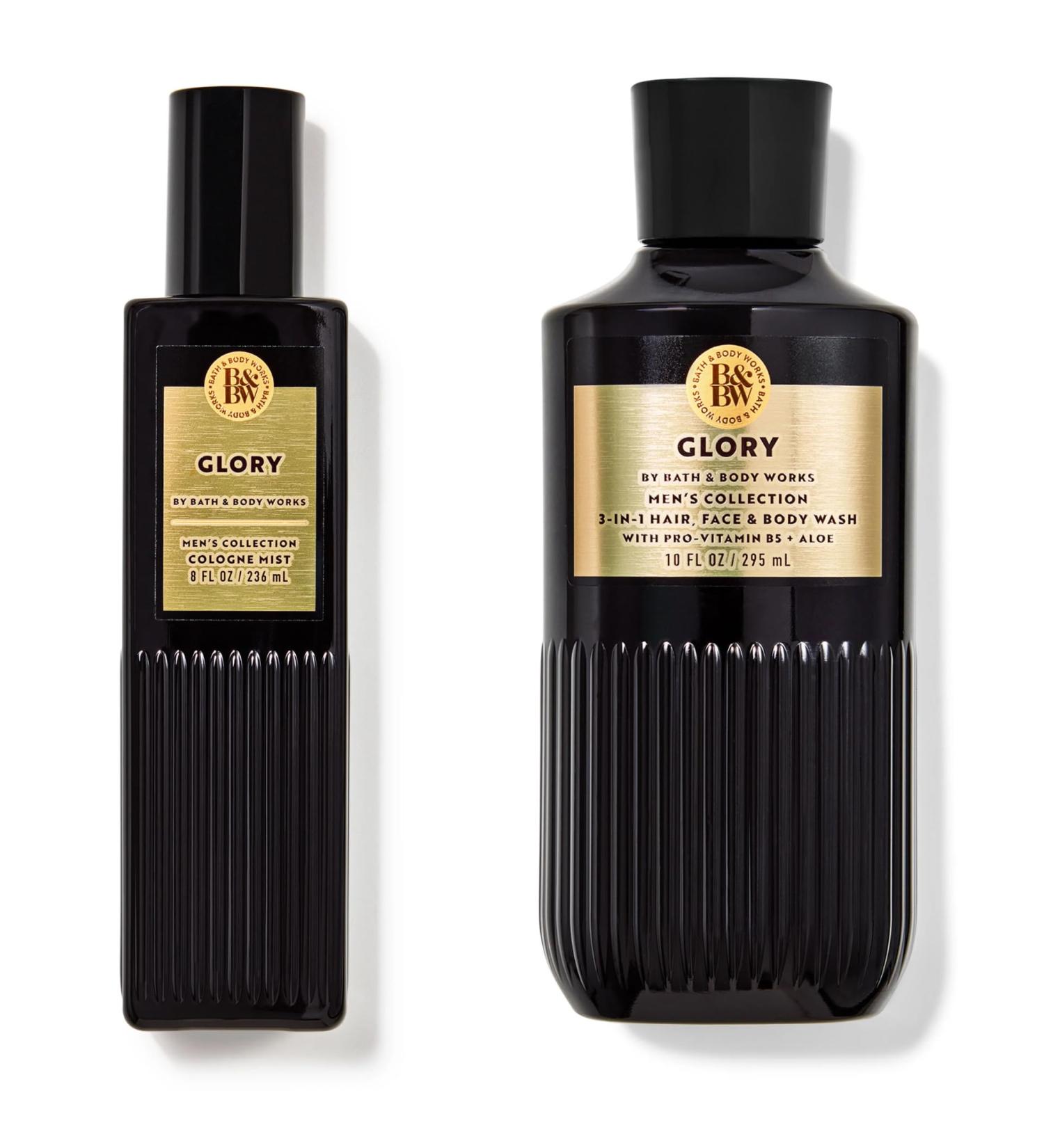 Glory Cologne Mist (8 fl oz / 236 mL) and Body Wash (10 fl oz / 295 mL) by Bath + Body Works - Men's Collection Gift Set