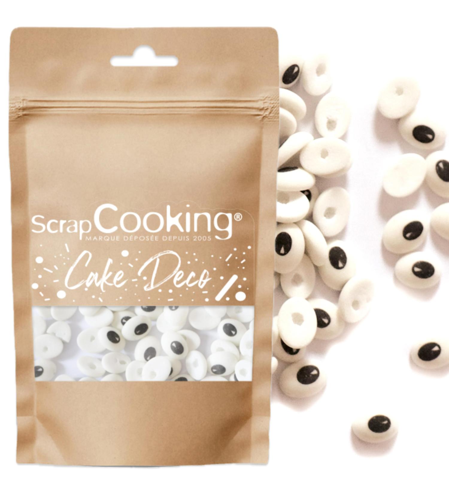 ScrapCooking - D cors Sucr s Yeux 40 g - Yeux en Sucre Comestibles - Sprinkles Halloween il - D corations pour G teaux Biscuits Cupcakes Cake pops - 7459 - Buy Online on GoSupps.com