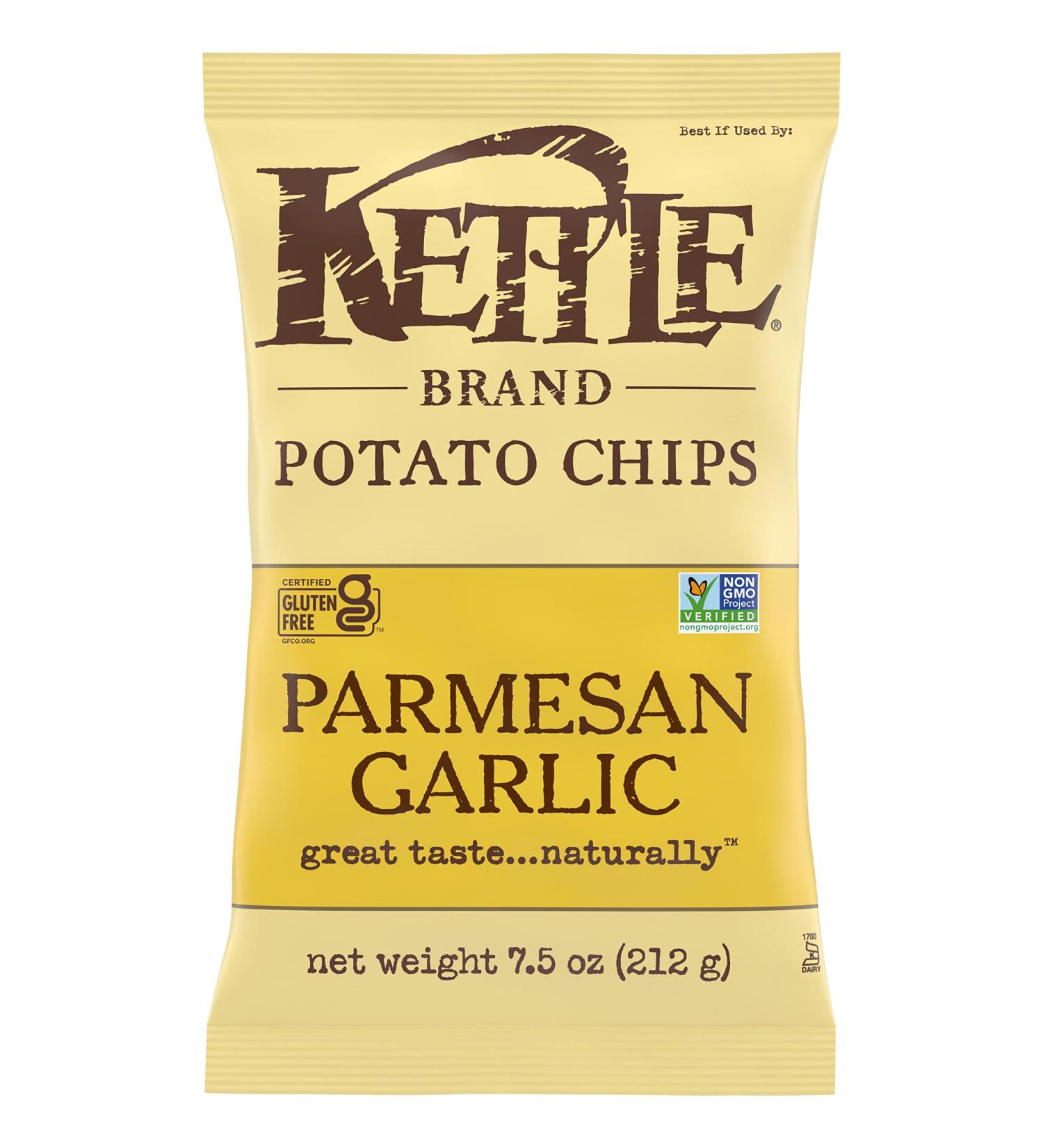 Kettle Brand Potato Chips  Parmesan Garlic Kettle Chips  7.5 Oz - Buy Online on GoSupps.com