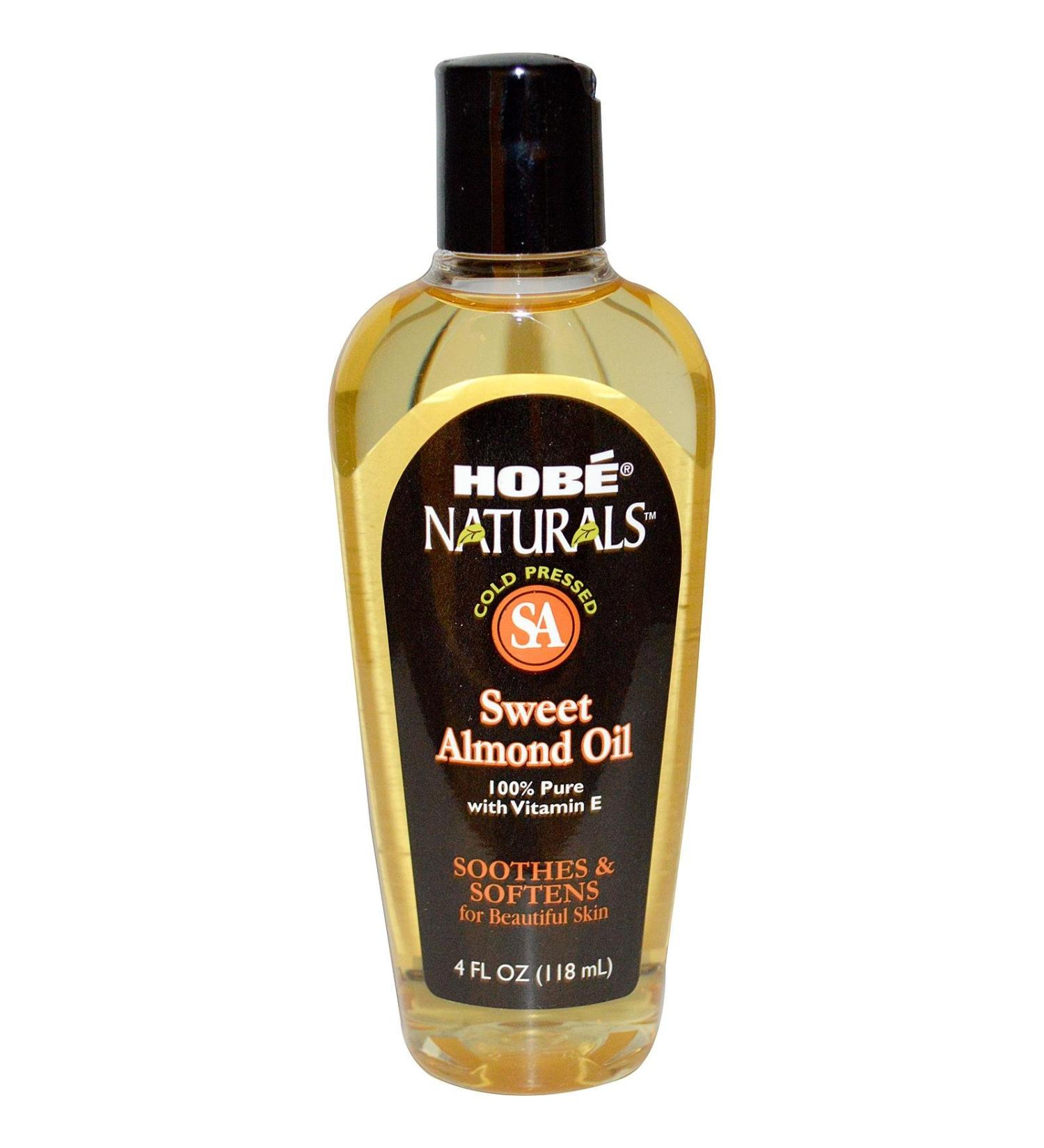 Hobe Labs Naturals Sweet Almond Oil 4 fl oz (118 ml)