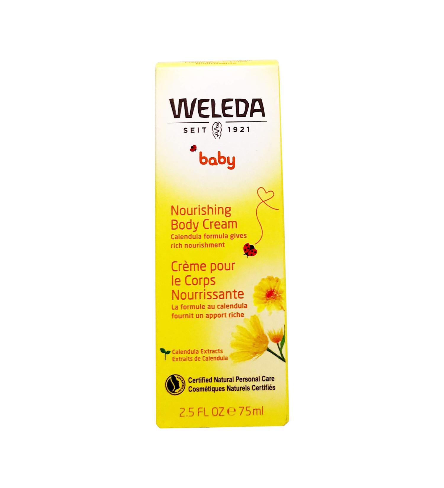 Weleda Calendula Baby Body Cream - 2.5 oz - Gentle & Nourishing - Buy Online on GoSupps.com