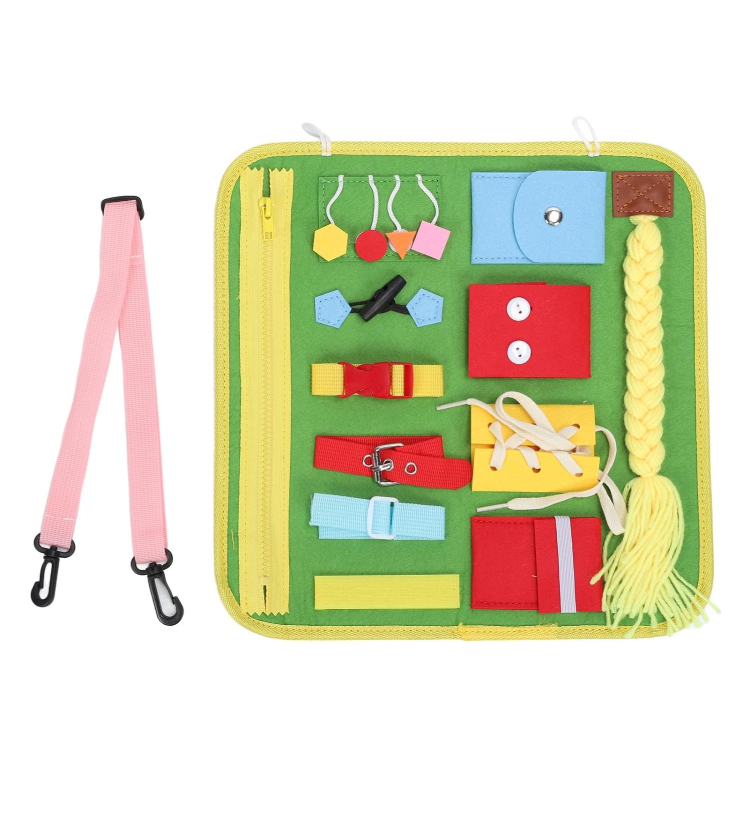 Uxsiya Dementia Sensory Board | Pedagogical Toy for Alzheimer's & Memory Learning | Soothing Sensory Pad for Patients - Buy Online on GoSupps.com