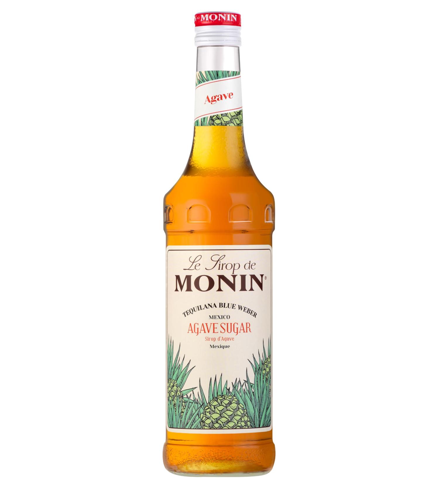 MONIN Premium Agave Syrup 700 ml for Cocktails and Mocktails. Vegan-Friendly Allergen-Free 100% Natural Flavours and Colourings. Sugar Syrup - Buy Online on GoSupps.com