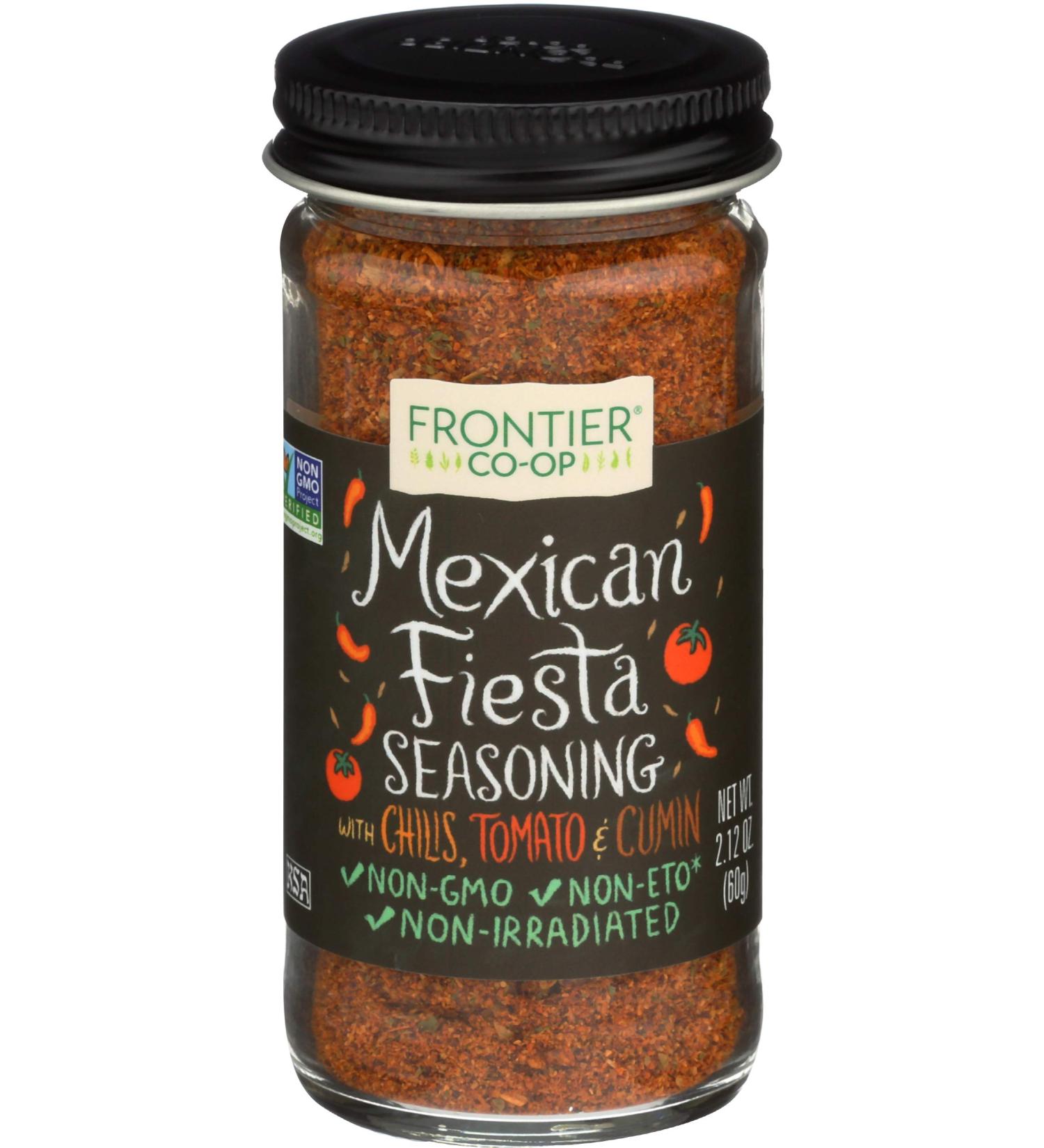 Frontier Mexican Fiesta Seasoning Blend - 2.12 oz Bottle - Buy Online on GoSupps.com