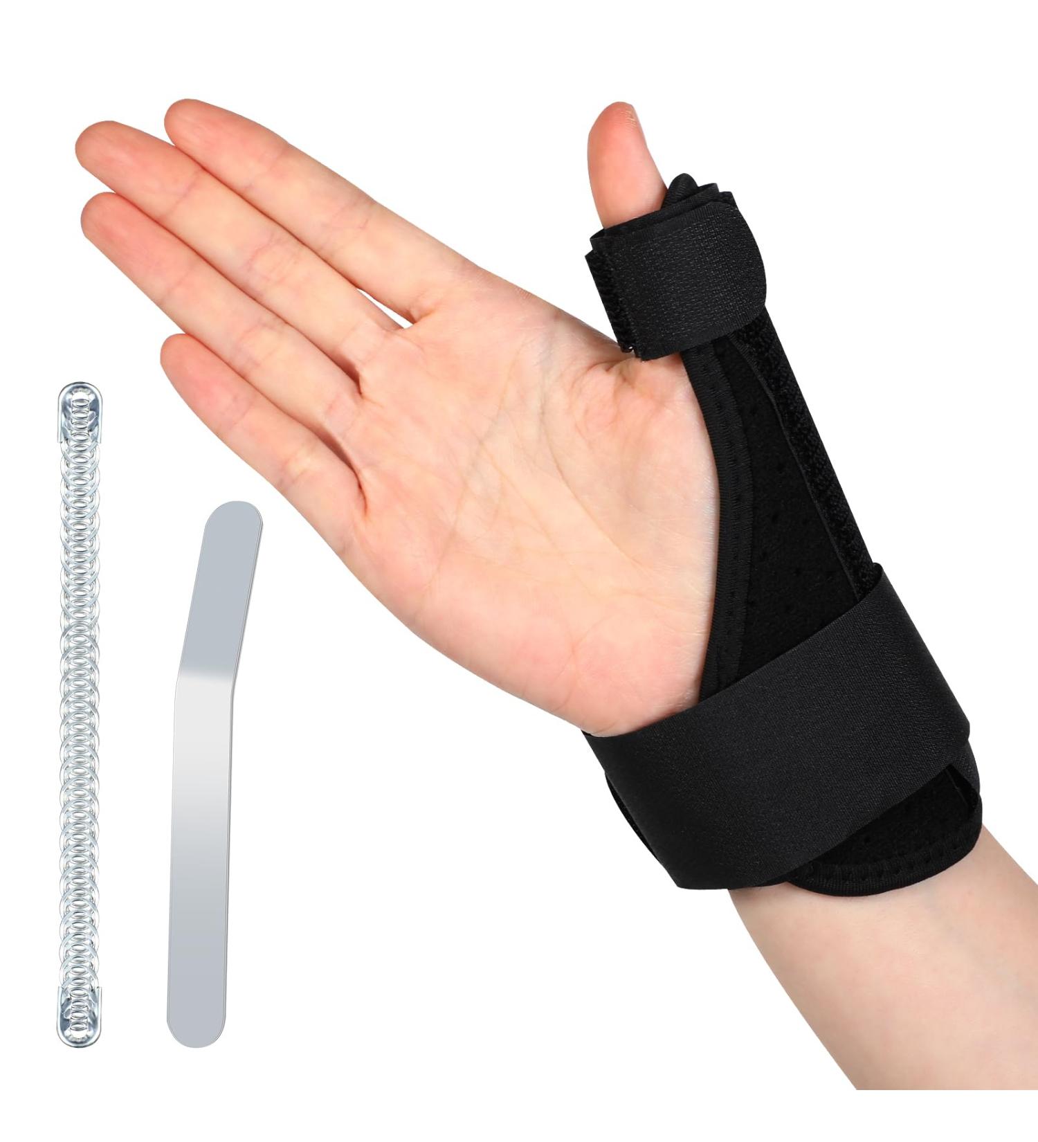 Thumb Spica Splint - Lightweight Breathable Wrist Support Brace for Pain Relief | Carpal Tunnel Arthritis & Tendonitis - Both Hands - Buy Online on GoSupps.com