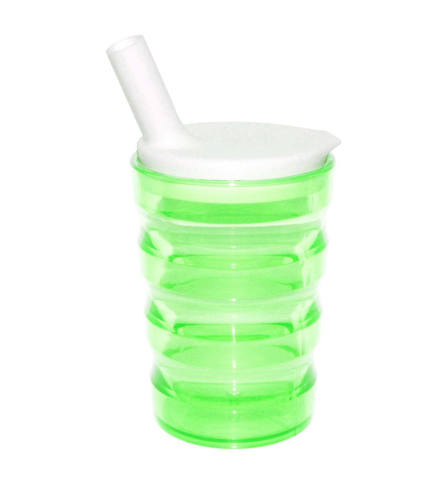 Rehabilitation Advantage Long Spout Feeding Cup - Green Regular - Buy Online on GoSupps.com