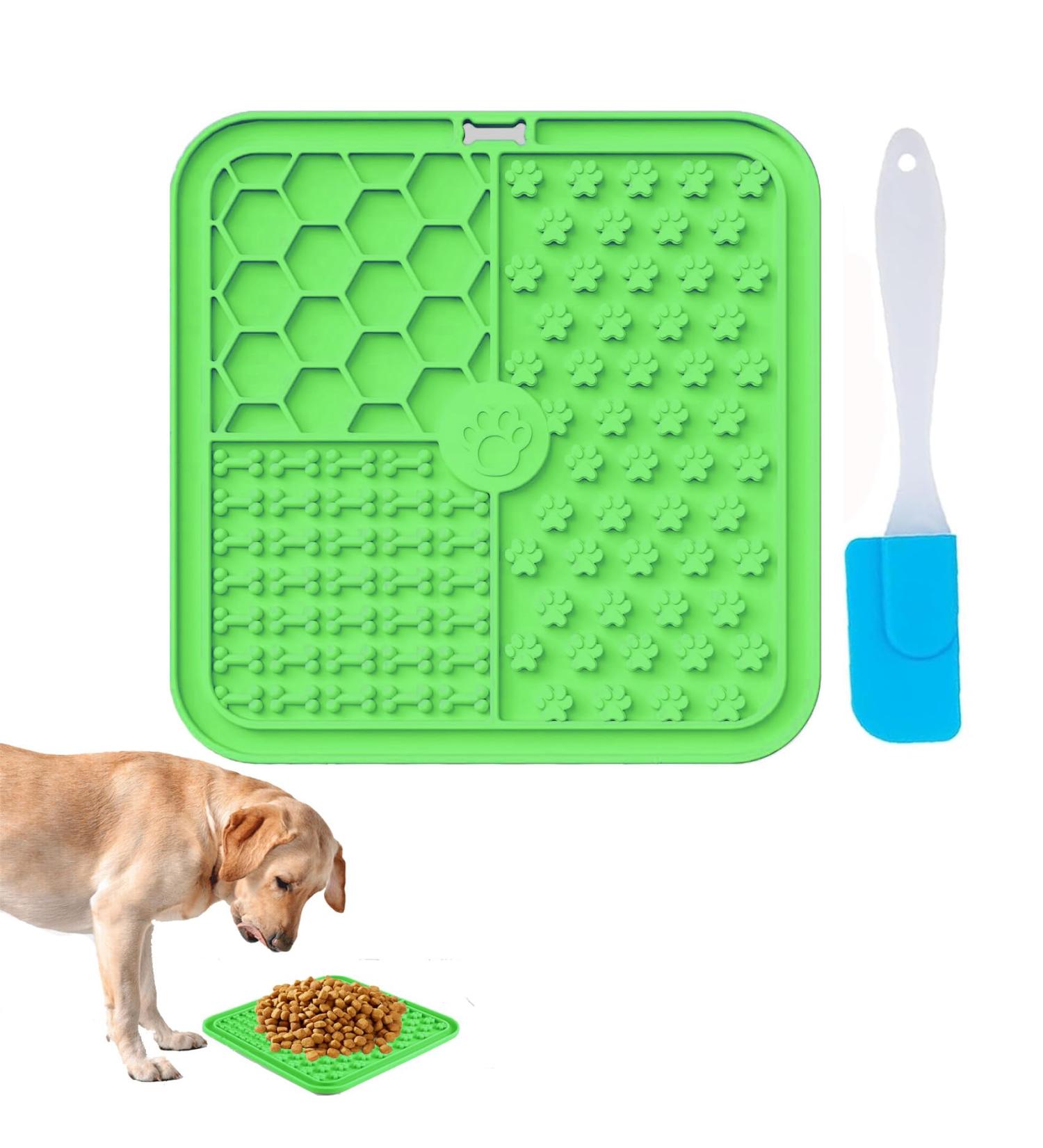 Shop Jieyuchu Leckmatt: Premium Dog & Cat Lick Mat Slow Feeder Easy Clean with Suction Cup - Ideal for Swimming & Feeding (Green) - Buy Online on GoSupps.com