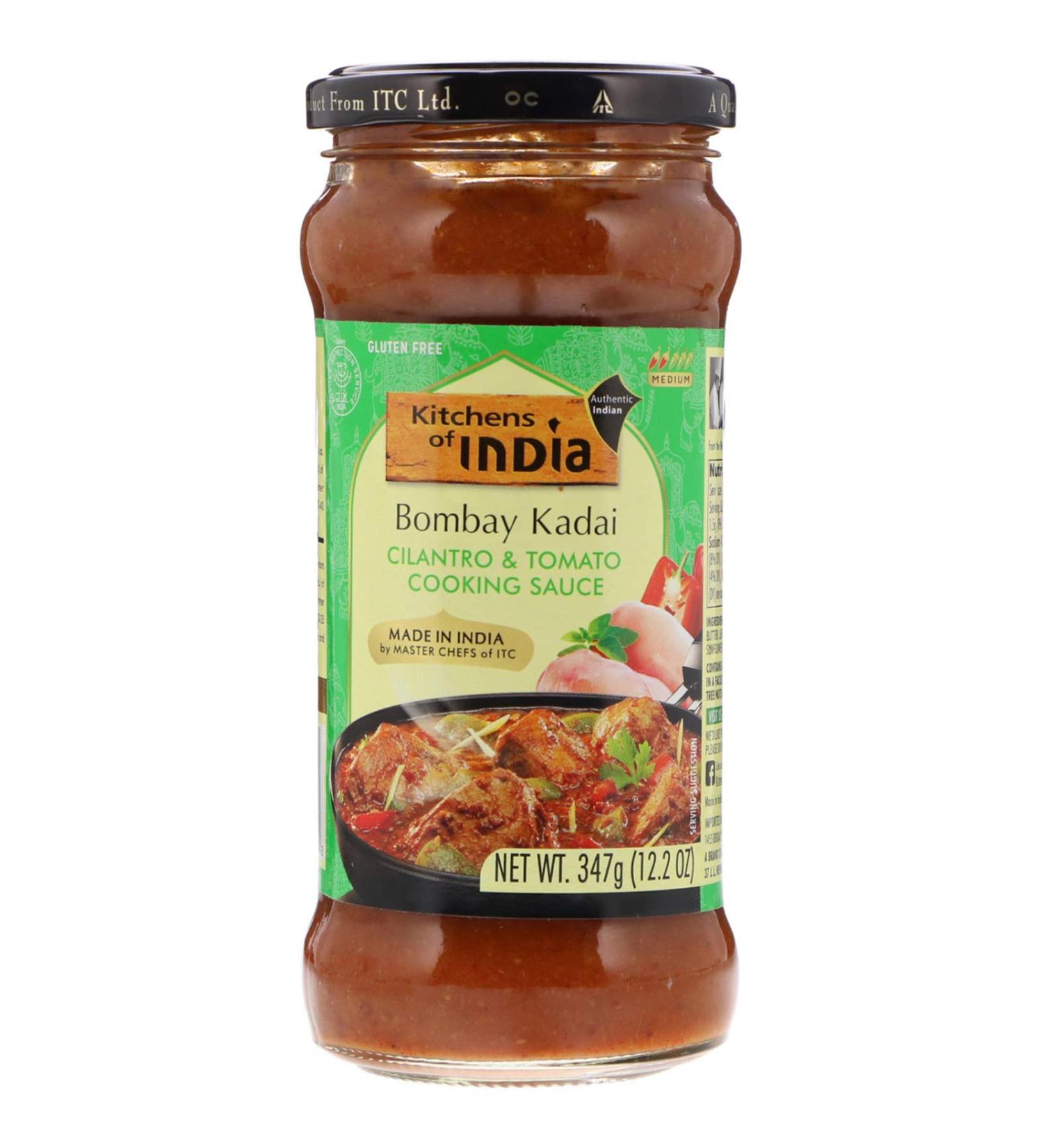 Kitchen of India Cilantro & Tomato Sauce (Bombay Kadai) 347 g - Buy Online on GoSupps.com