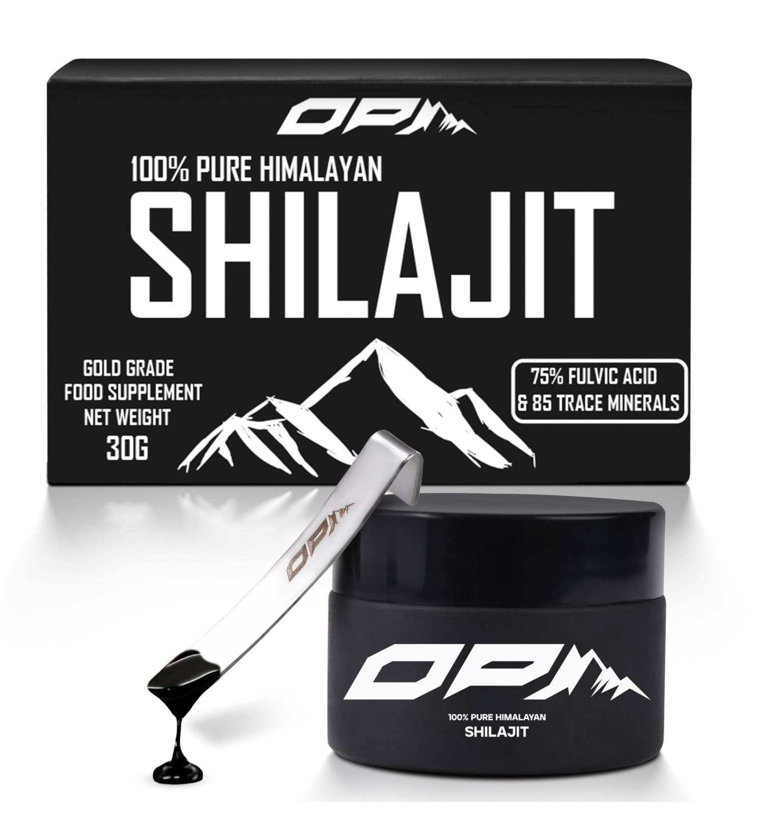 Op Health Limited OP Health Himalaya Shilajit Resin 100 Pure & Natural 75+ Fulvic Acid Gold Grade Lab Tested Energy Immunity Skin & Bone Support Ethically Sourced Small Batch - Buy Online on GoSupps.com
