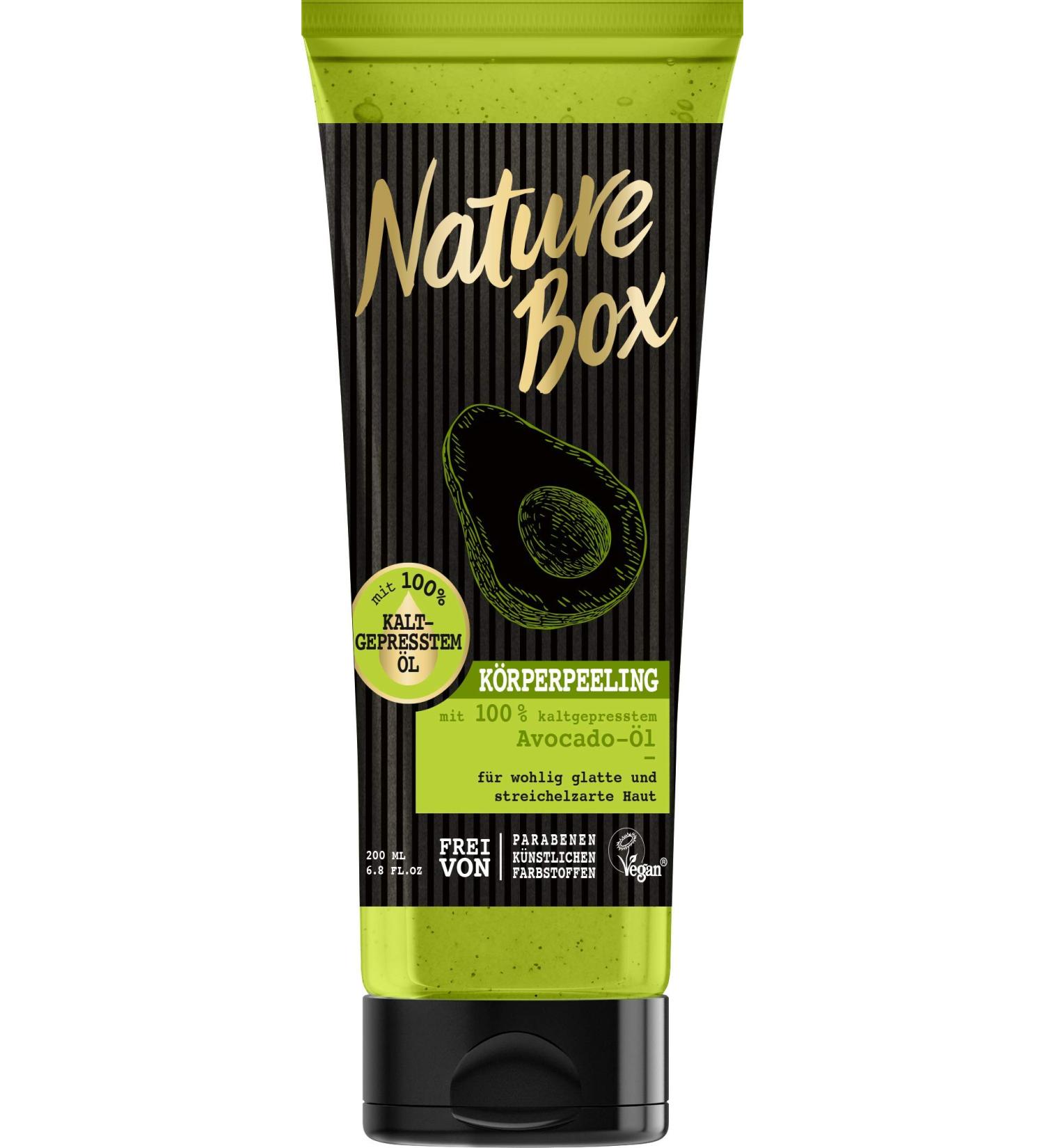 Buy Nature Box Avocado Body Scrub - Pack of 6 (200 ml Each) | International Shipping Available - Buy Online on GoSupps.com