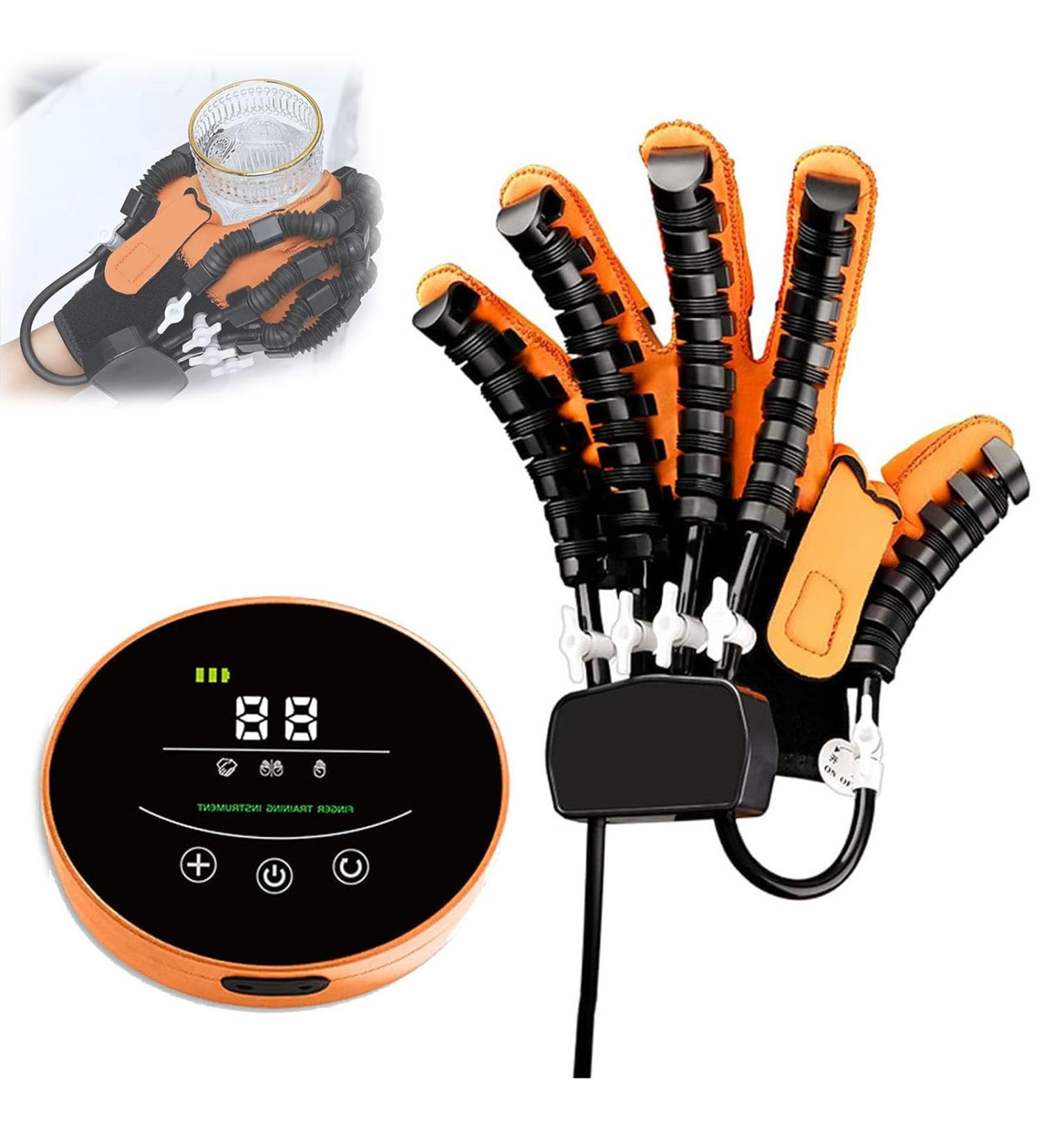 Rehabilitation Robot Gloves Finger Orthosis Stroke Hemiplegia Rehabilitation Training Equipment Finger Rehabilitation Gloves for Hand Function Recovery(Size:XL Color:orange Right Hand) X-Large orange Right Hand - Buy Online on GoSupps.com