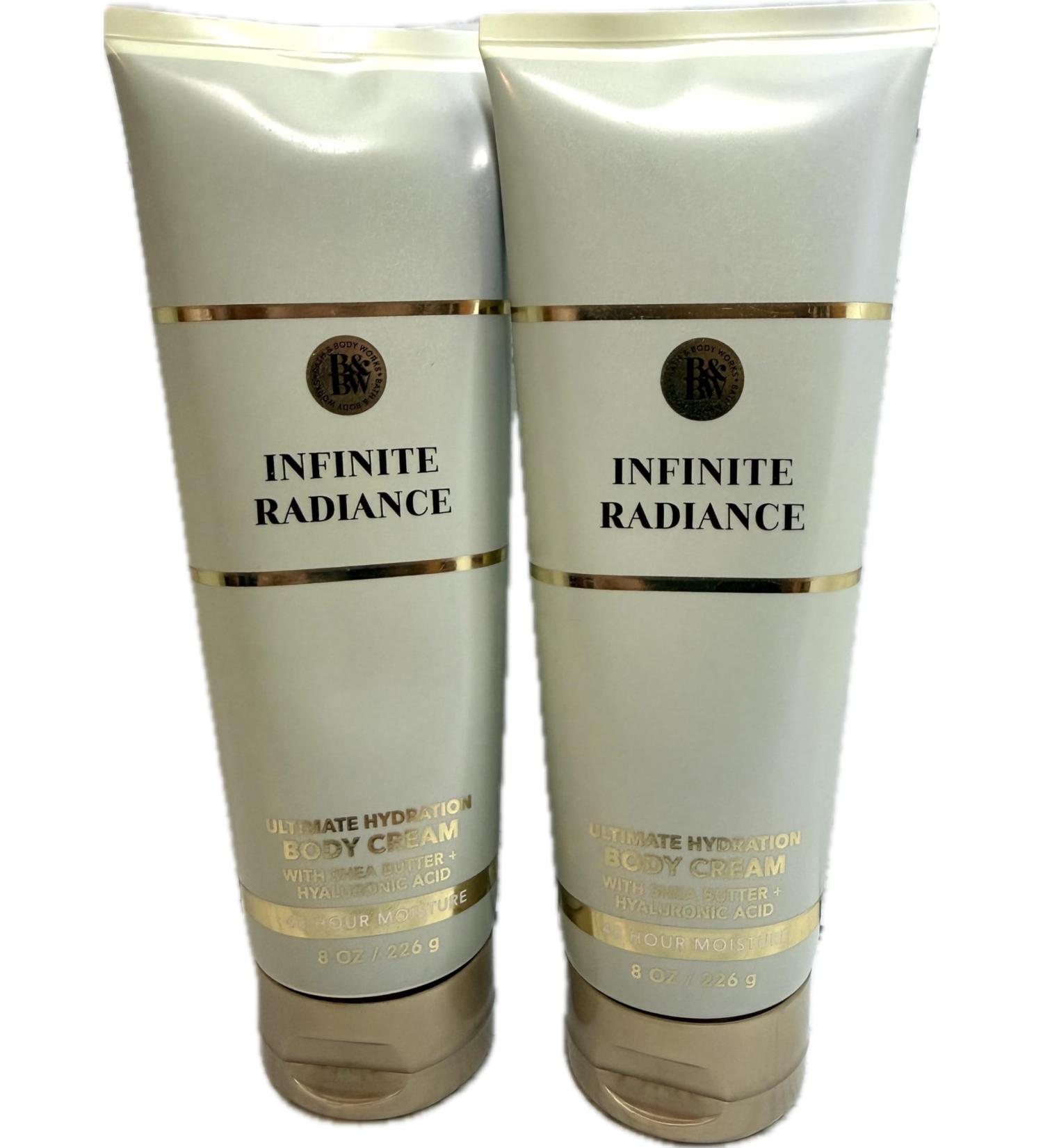 Bath & Body Works Infinite Radiance Ultimate Hydration Body Cream 8 Ounces Pack of 2