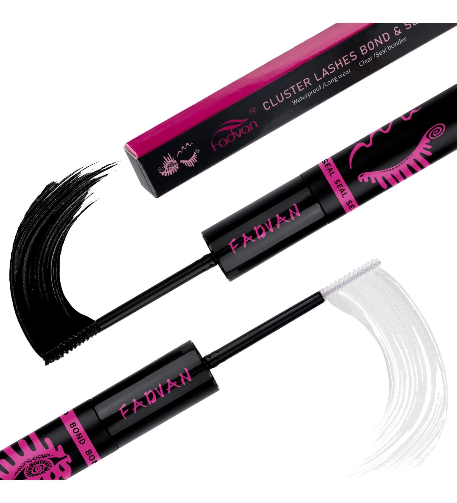 FADVAN Lash Bond & Seal Cluster Lashes Glue (10ml) - Gentle, Latex-Free Adhesive for 48-72 Hours Strong Hold on Individual Lashes - Buy Online on GoSupps.com