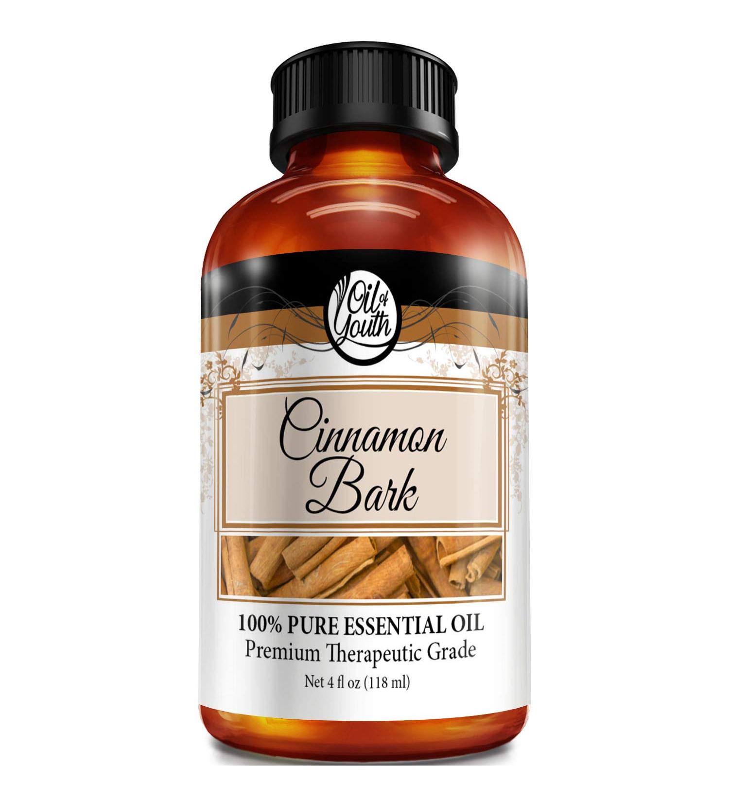 Cinnamon Bark Essential Oil - 4oz Bottle - Pure and Natural Essential Oil - Buy Online on GoSupps.com