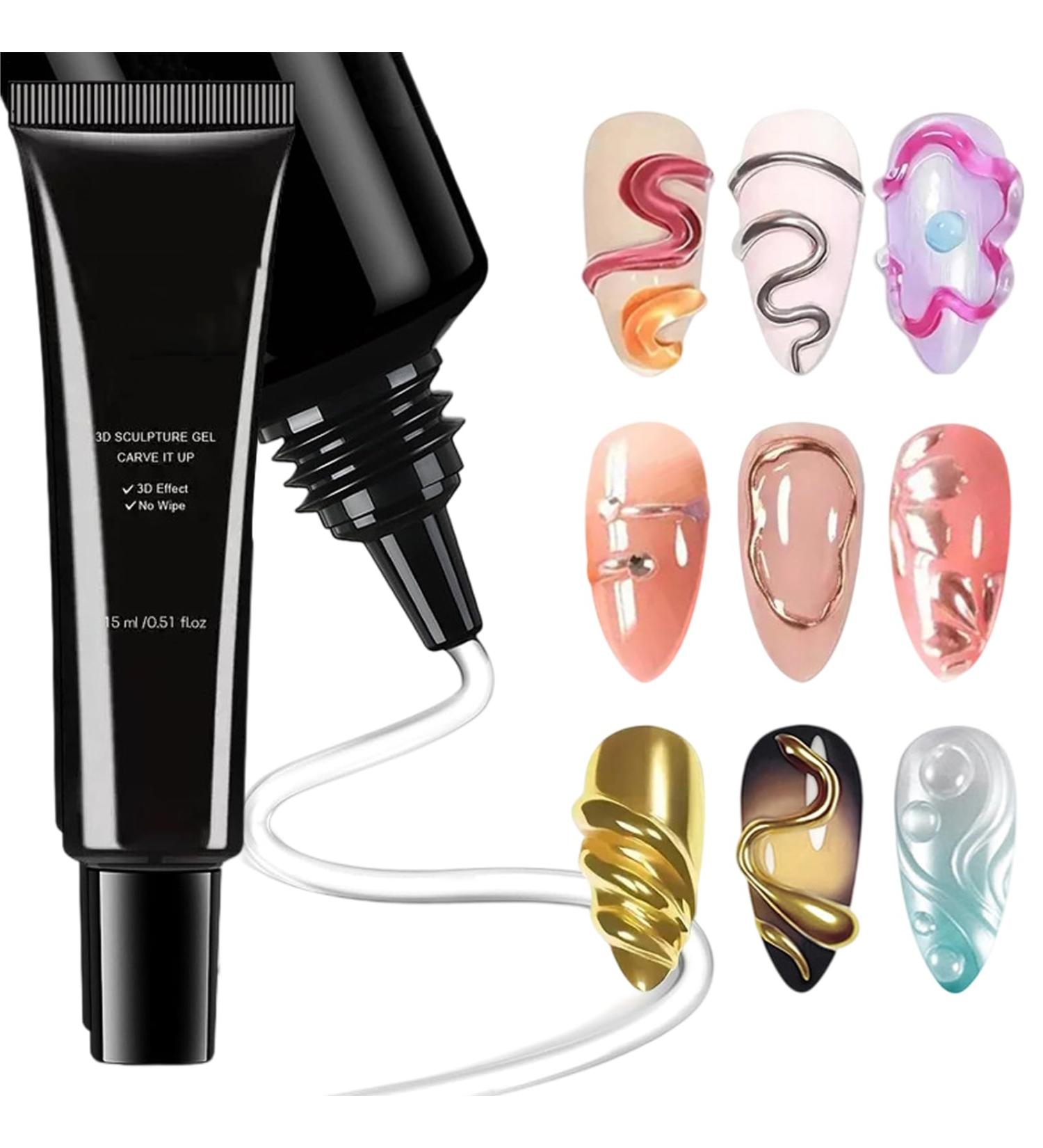  Ziennhu Mod le 3D GEL-UV LED Gel High Viscosa Strong Adhesive Professional Art Derying Durable Nail Extension Creative Nail Studio ACCESSOIRES - Buy Online on GoSupps.com