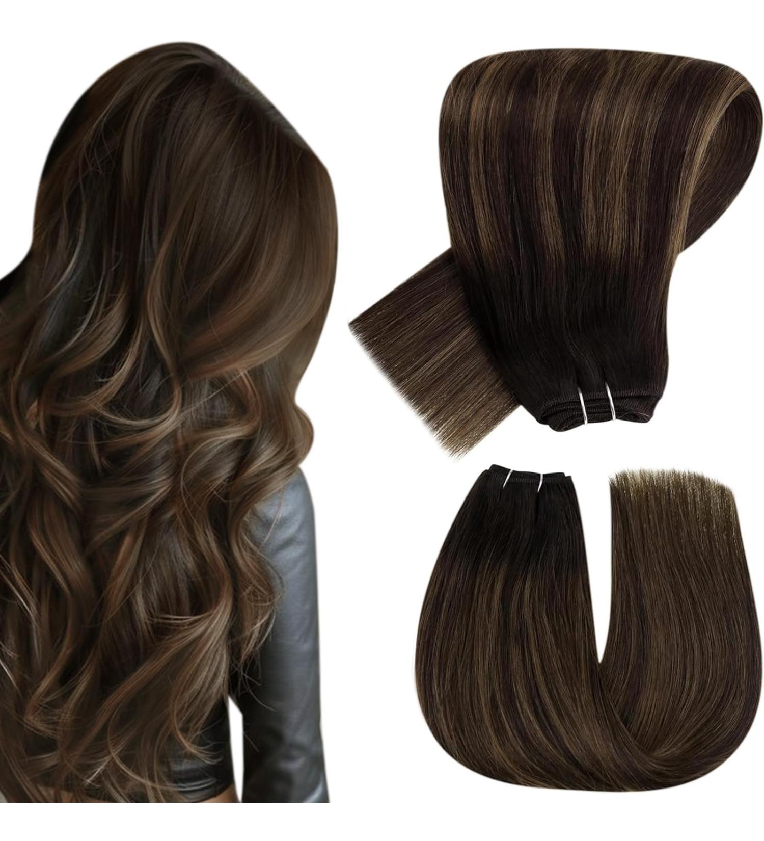 Hetto Real Hair Ombre Extensions #2/8/2 - Darkest Brown to Ash Brown 70g 30cm | Remy Hair Quality for International Shipping - Buy Online on GoSupps.com