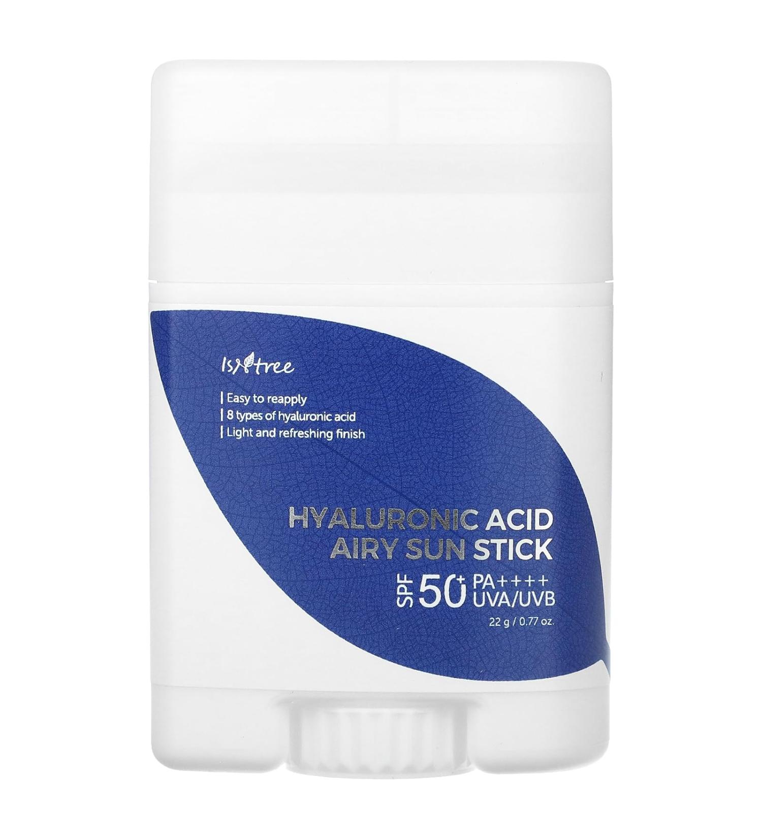 ISNTREE Hyaluronic Acid Airy Sun Stick SPF 50+ - Lightweight Protection for Hydrated Skin - Buy Online on GoSupps.com