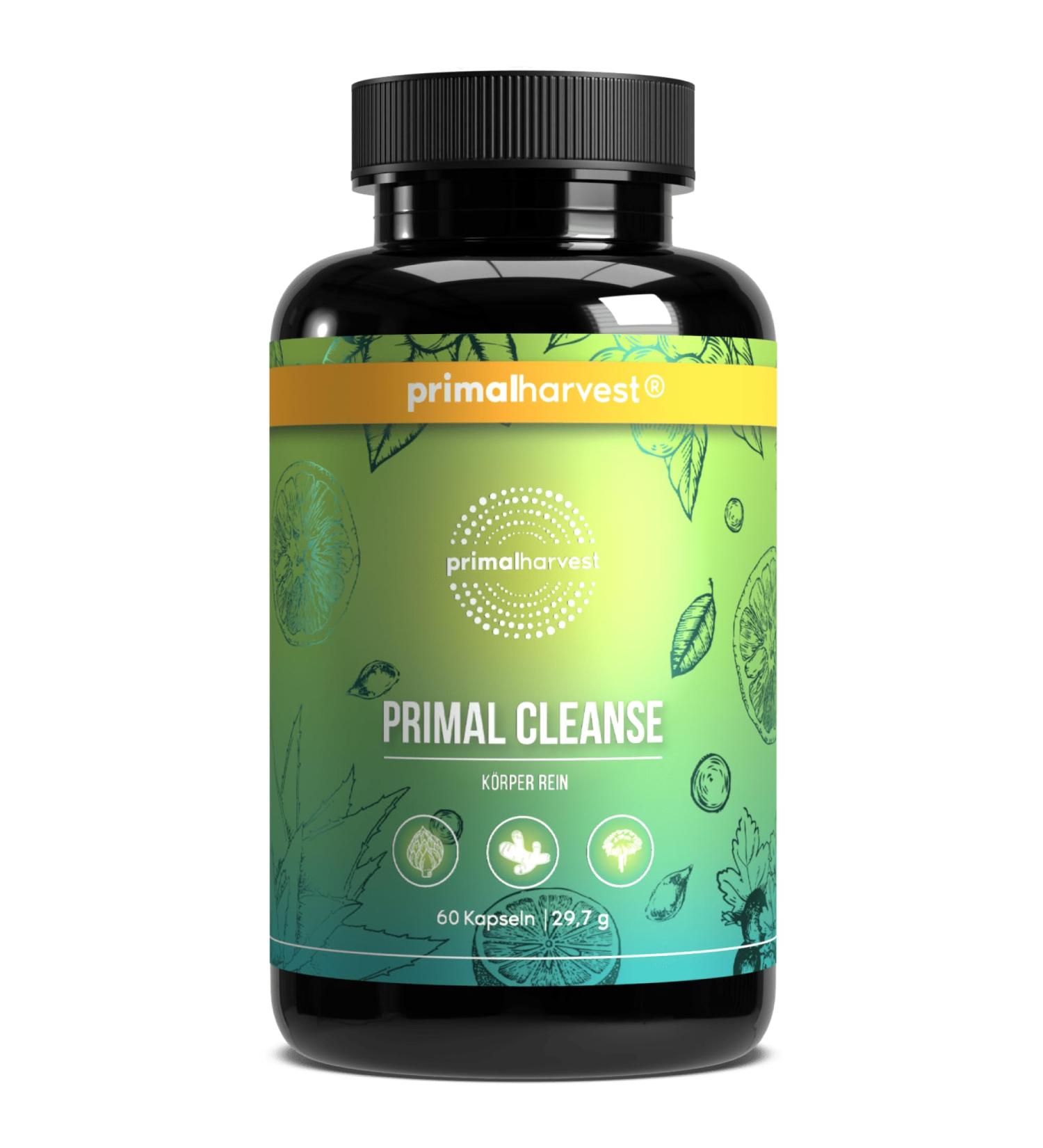 Primal Cleanse Body Pure - 60 Vegan Capsules | Spirulina Detox | Lab-Tested in Germany - Buy Online on GoSupps.com