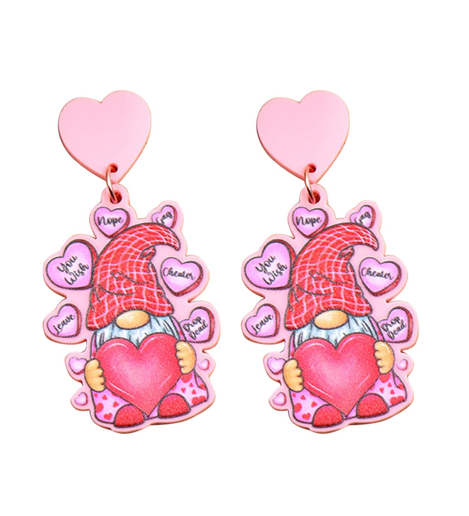 Feyley Gnome Earrings for Women | Christmas Halloween & Valentine's Day Jewelry Gift - Buy Online on GoSupps.com
