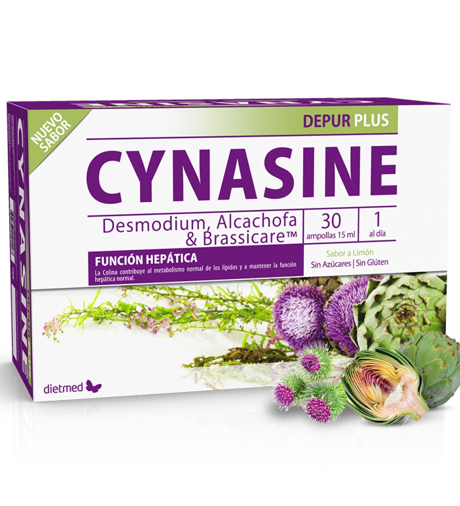  DietMed Dietmed | Cynasine Depur Plus - 30 x 15 ml Ampoules | Desmodium Artichoke & Brassicare (patented broccoli extract) - Buy Online on GoSupps.com