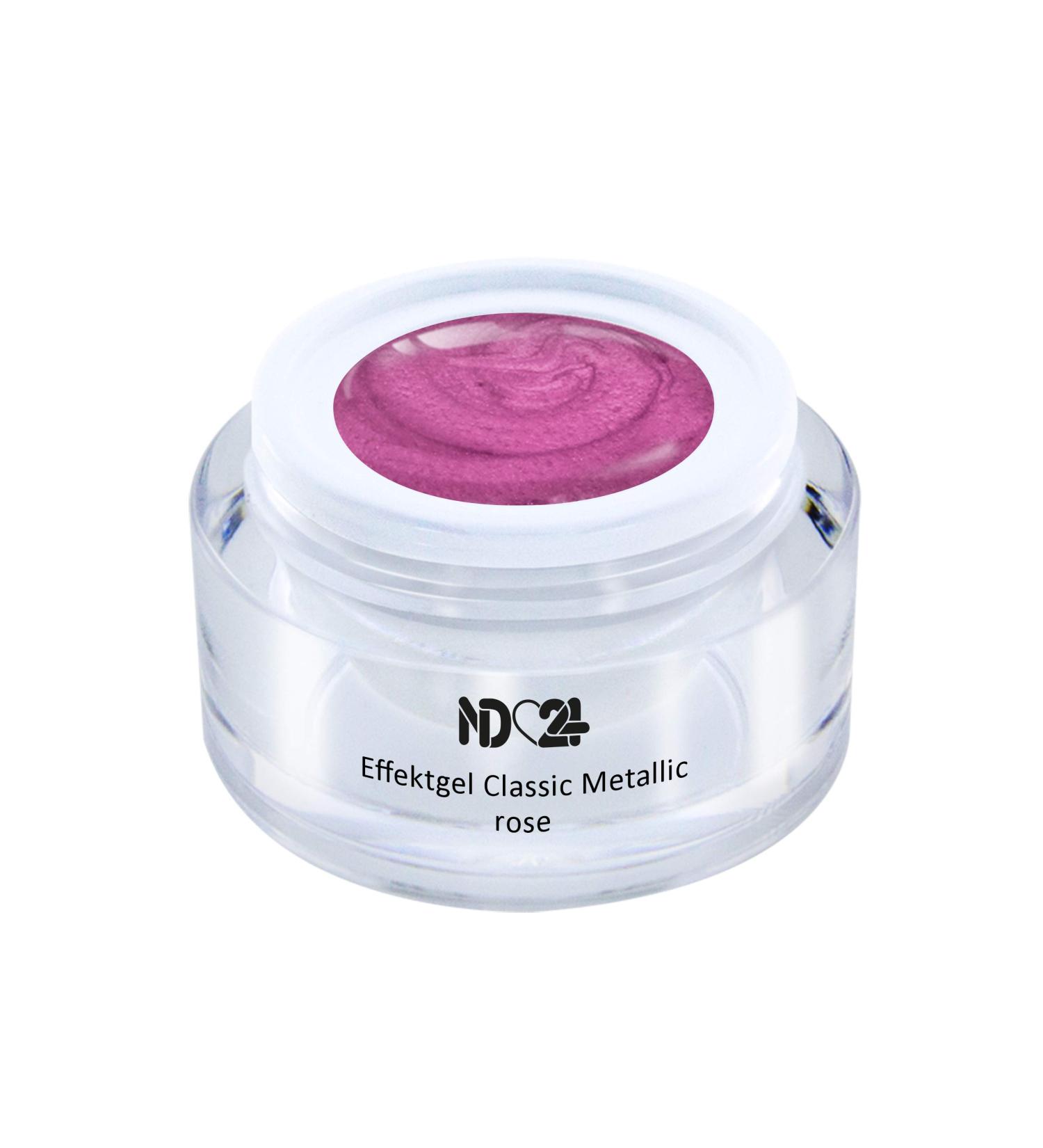 UV LED Effect Gel Classic Metallic Rose Pink - Studio Quality 5ml - Made in Germany | International Shipping - Buy Online on GoSupps.com