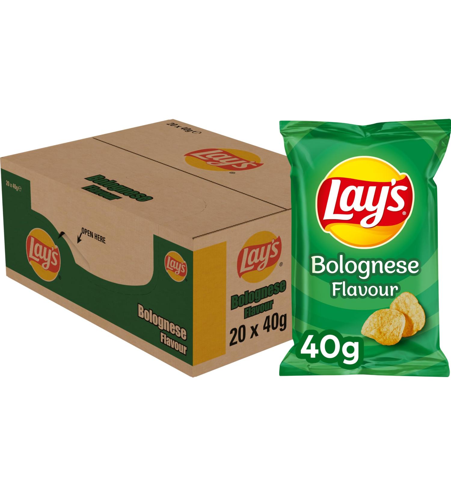 Lay's Bolognaise 20 x 40 g - Buy Online on GoSupps.com