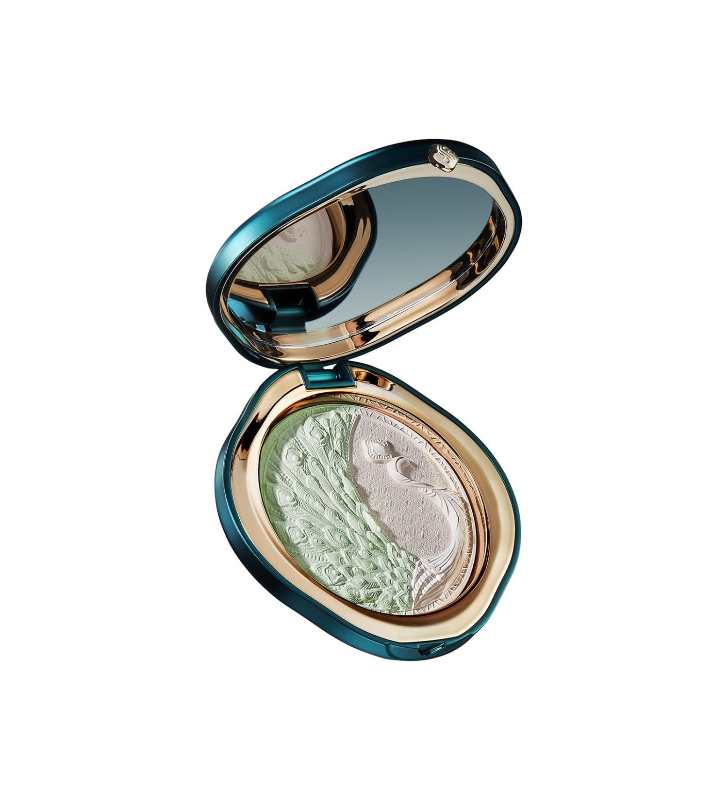 FLORASIS Fairy Peach Blossom Pressed Powder - Dai Edition - Flesh Pink + Light Green - Buy Online on GoSupps.com