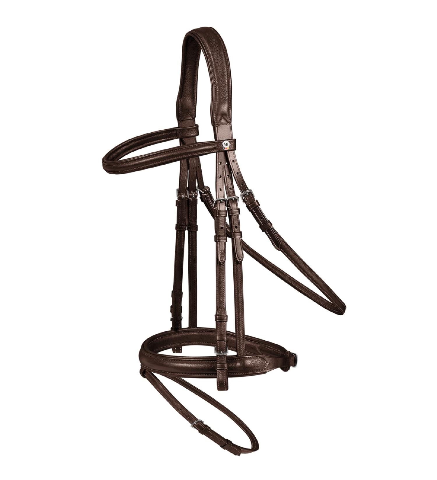 WALDHAUSEN X-Line Supersoft Brown Pony Bridle | Premium Pony Tack for Comfort & Style - Buy Online on GoSupps.com