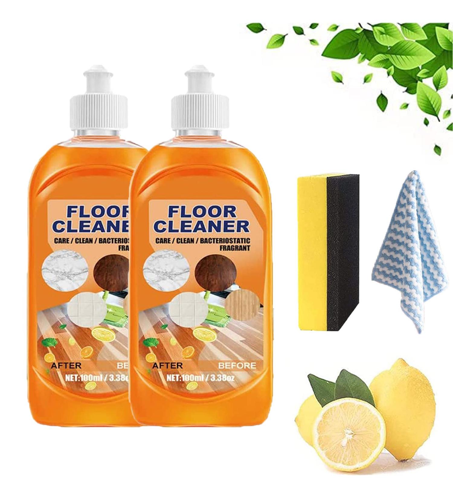 Ondaum Cleaner Ondaum Floor Cleaner Momeng Floor Cleaner Orange Powerful Decontamination Floor Cleaner Wood Floor Cleaner and Polish (2Pcs) - Buy Online on GoSupps.com