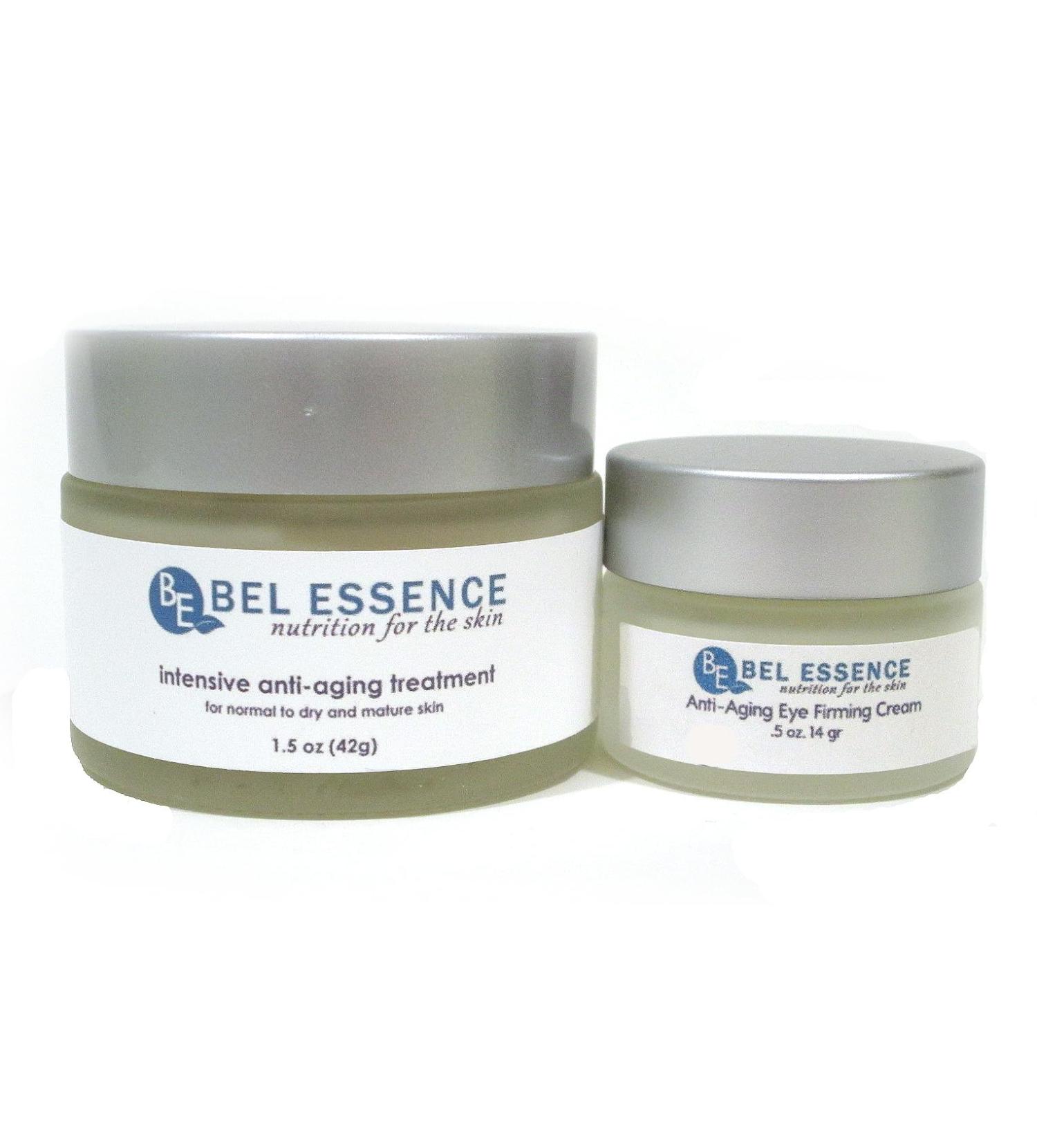 Bel Essence Anti-Aging Face Moisturizer and Anti-Wrinkle Under Eye Cream - Natural Aging Skin Care Set for Normal to Dry Skin - Hydrating Face Cream to Firm Skin Reduce Fine Lines -1.5 Oz/.5 Oz - Buy Online on GoSupps.com