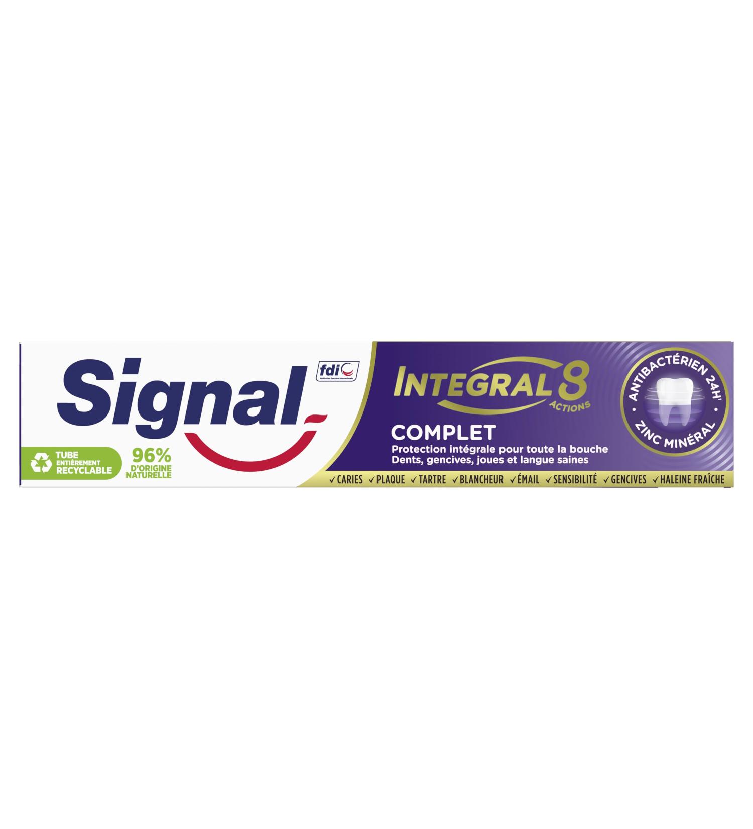 Signal Integral 8 Complete Toothpaste 75ml - Buy Online on GoSupps.com