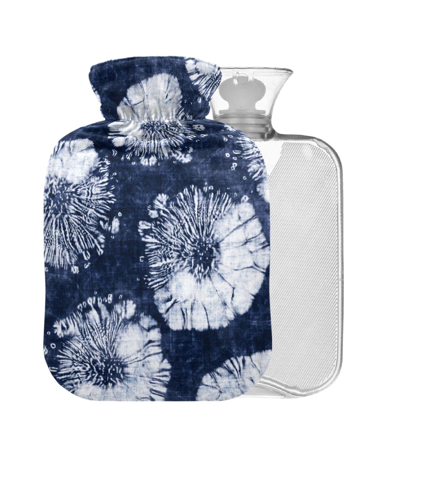 Buy BPA-Free Tie-Dye Hot Water Bottle 2L | Large Heat Bag for Cramp & Pain Relief - Fast International Shipping - Buy Online on GoSupps.com