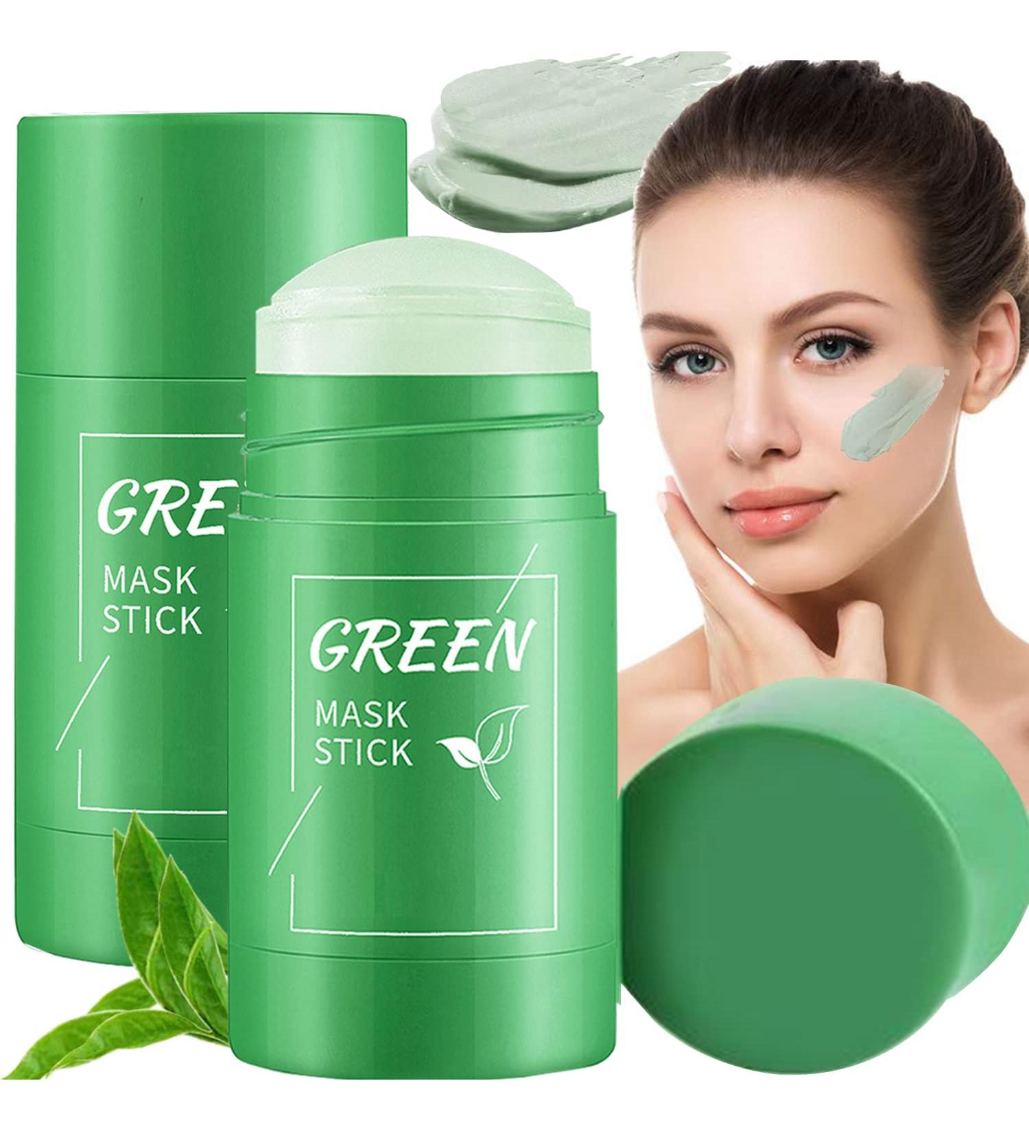 Green Tea Clay Mask Stick for Deep Cleanse and Blackhead Removal - Oil-Control Skincare for Women and Men - Buy Online on GoSupps.com
