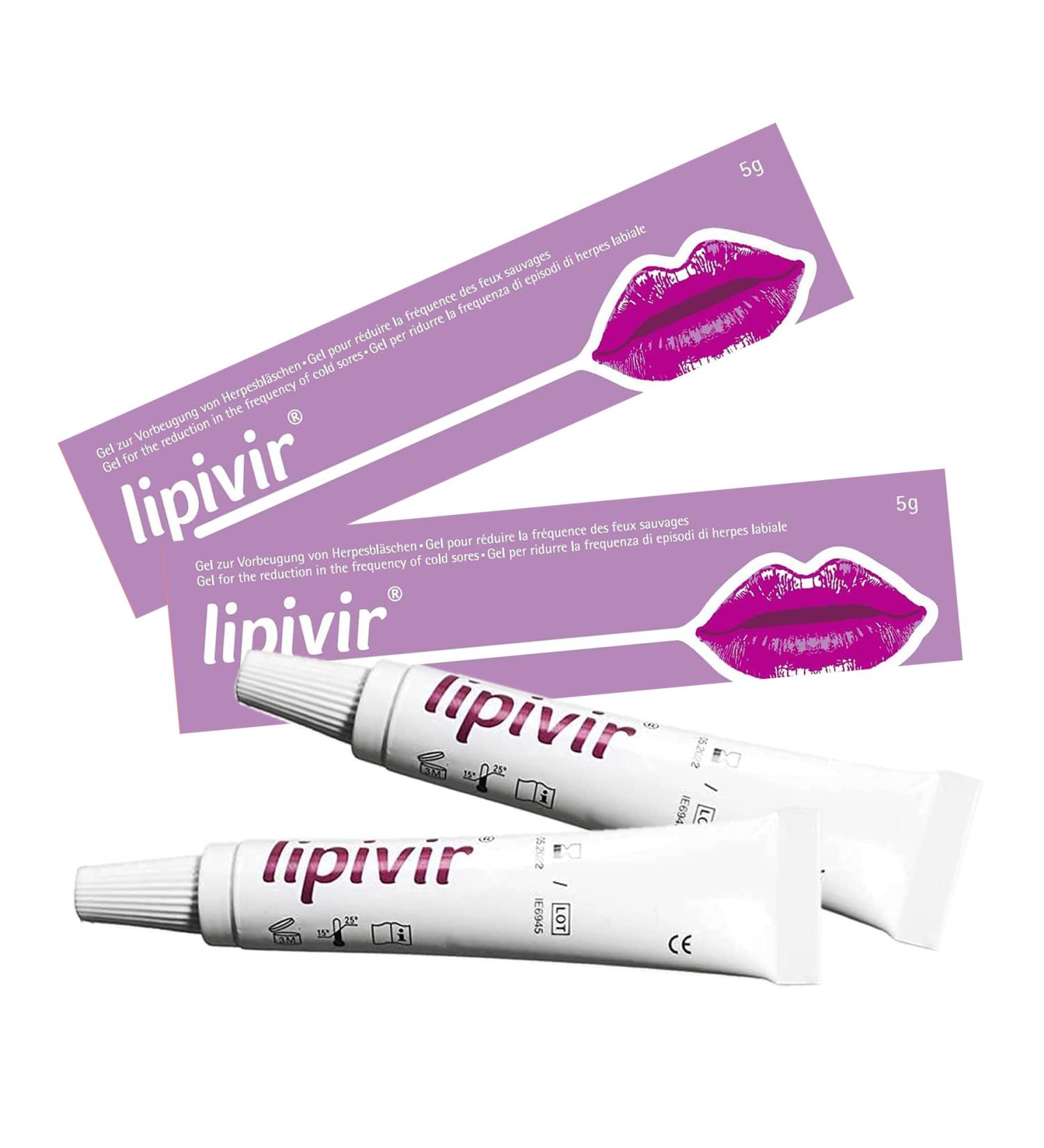 lipivir (R) 5g - Ultimate Cold Sore Cream & Prevention Treatment (2 Tubes) - Buy Online on GoSupps.com