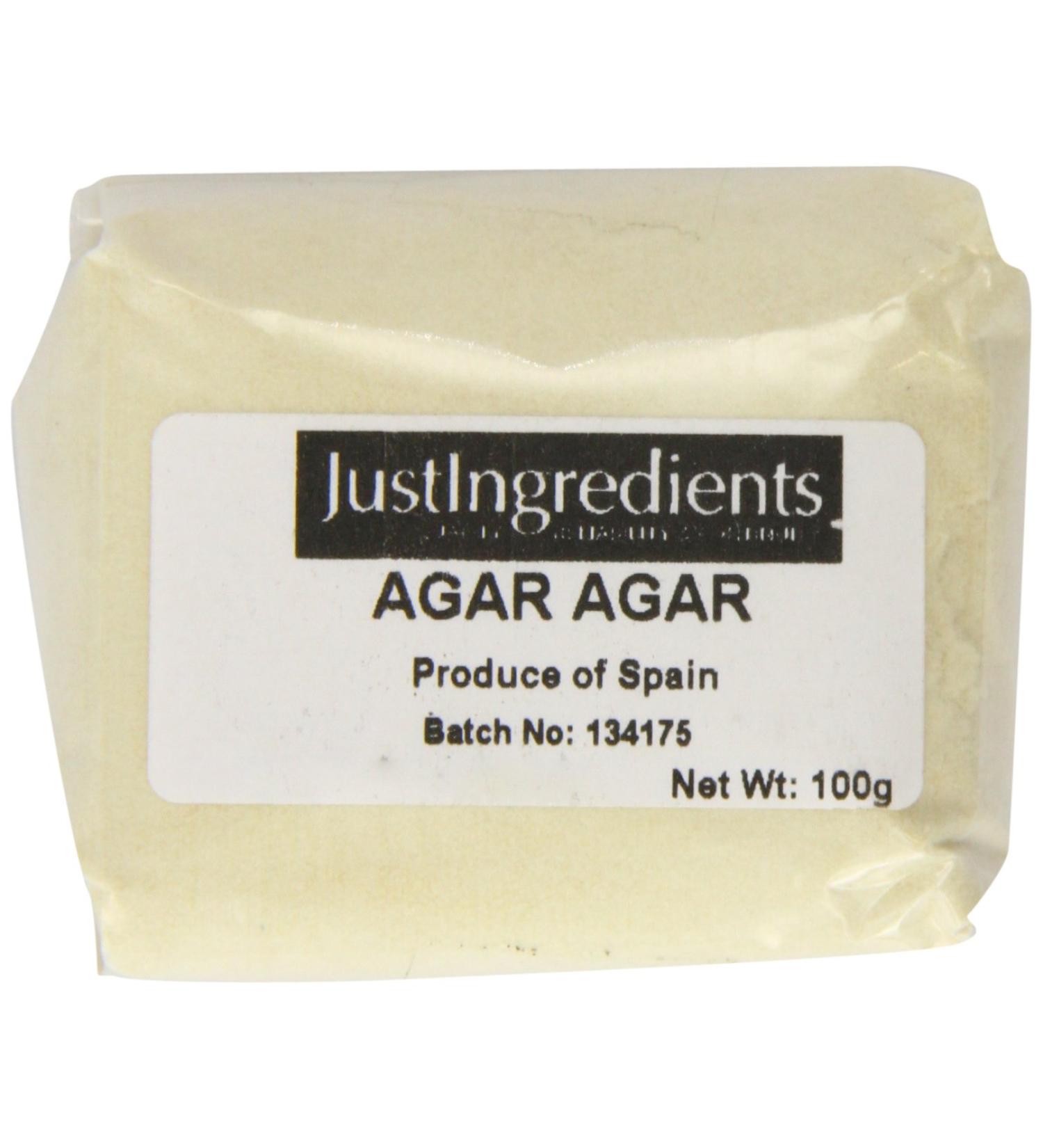 JustIngredients Essential Agar-Agar 100 g - Buy Online on GoSupps.com