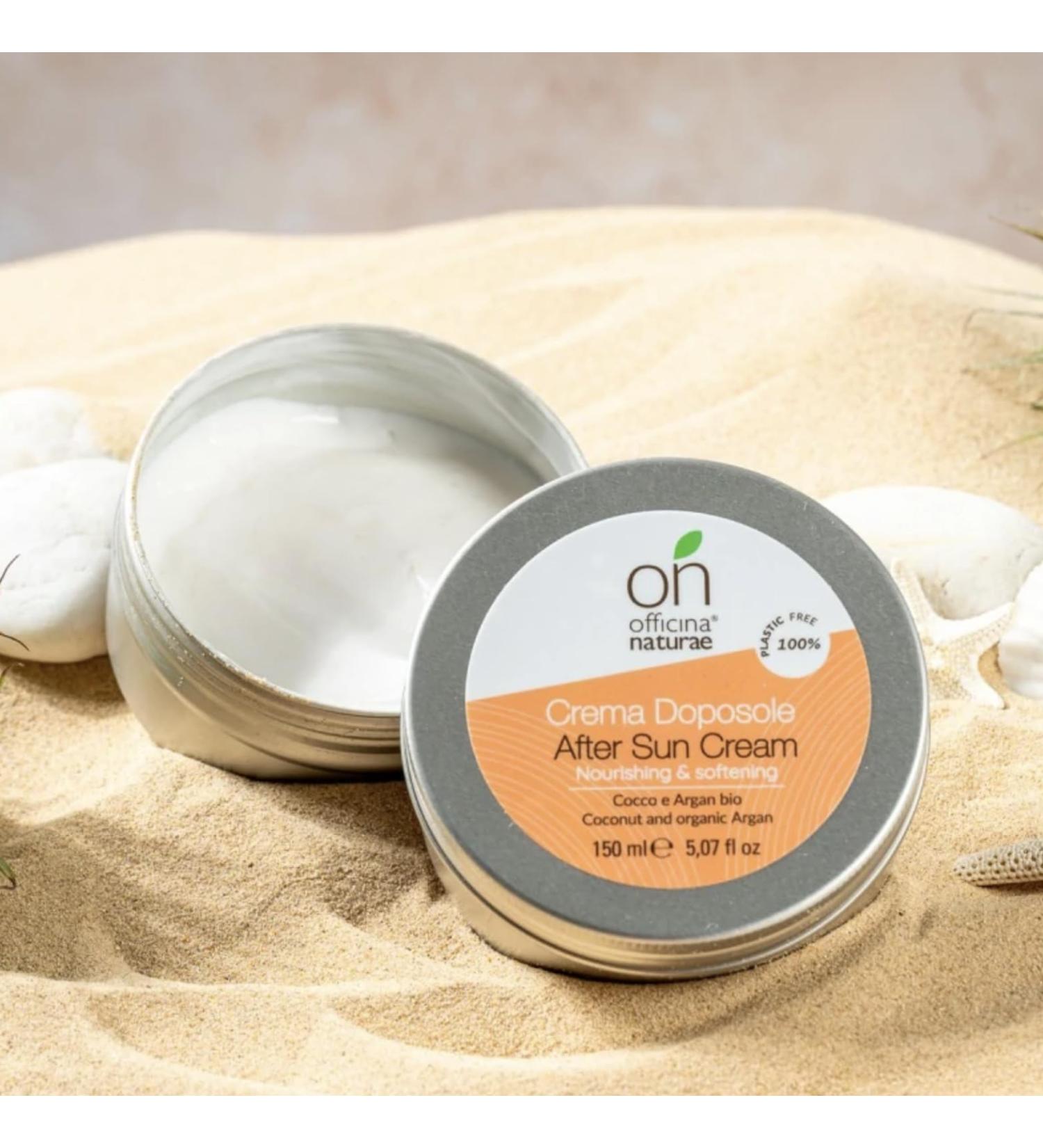 Officina Naturae Coconut and Arban Organic After Sun Cream in Aluminium Pot Bio Vegan 150 ml - Buy Online on GoSupps.com
